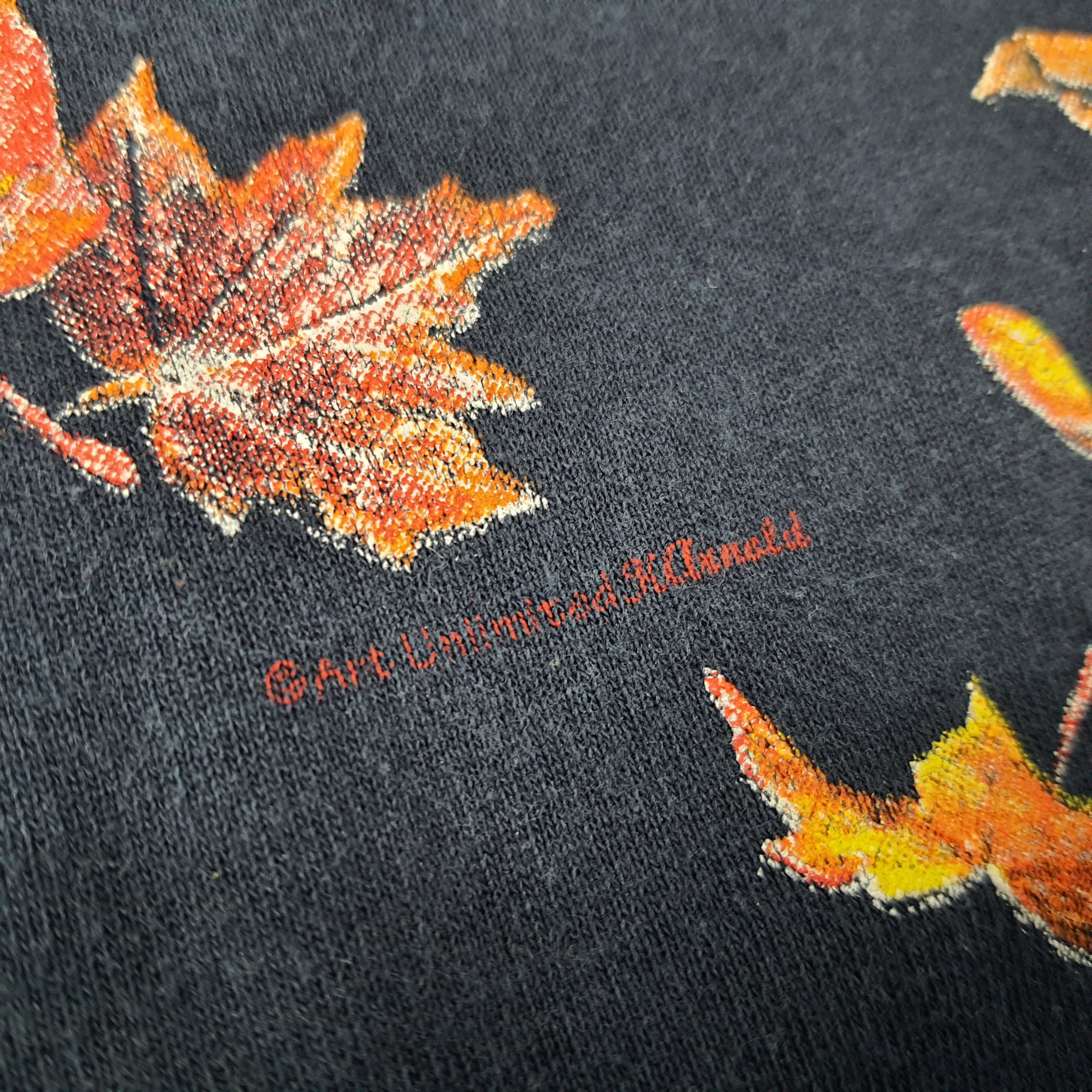 Vintage Vintage Art Unlimited Autumn Sweatshirt C262N27 Size US L / EU 52-54 / 3 - 3 Thumbnail