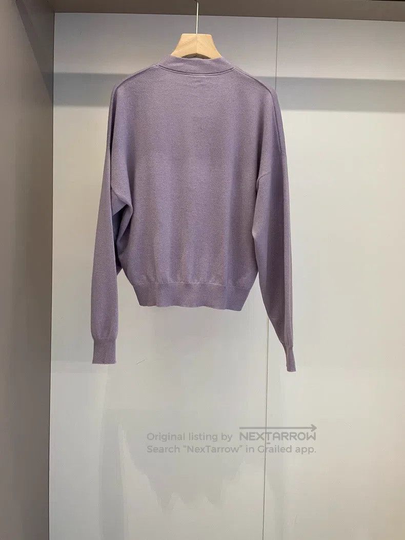 Brunello Cucinelli Brunello Cucinelli Lavender Cashmere Cardigan Size S / US 4 / IT 40 - 2 Thumbnail