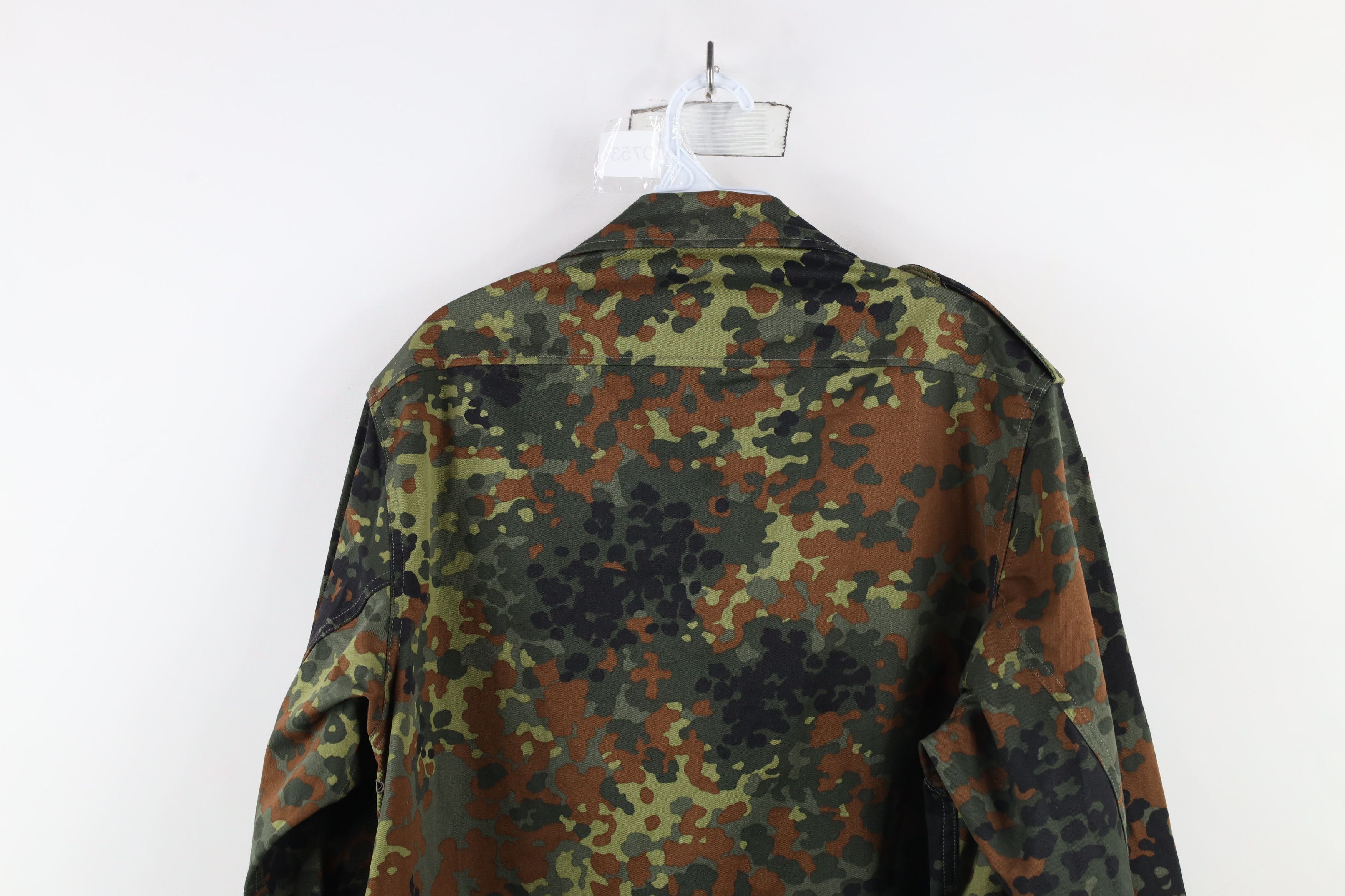 Vintage Vintage 90s German Military Camouflage Field Combat Jacket Size US XL / EU 56 / 4 - 13 Thumbnail
