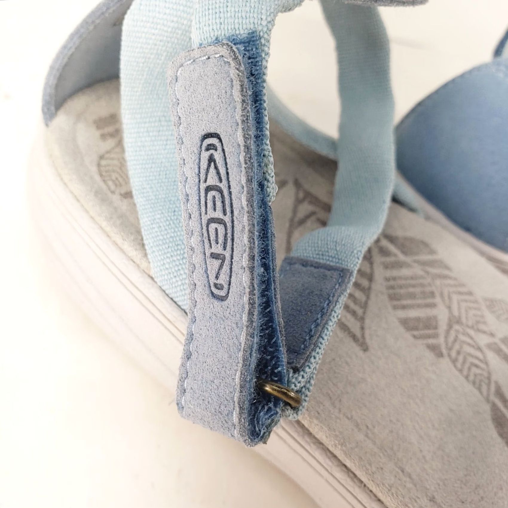 KEEN KEEN Women's Sandals Cute Strappy 9 Blue Gray Summer EUC!! Size US 9 / IT 39 - 4 Thumbnail