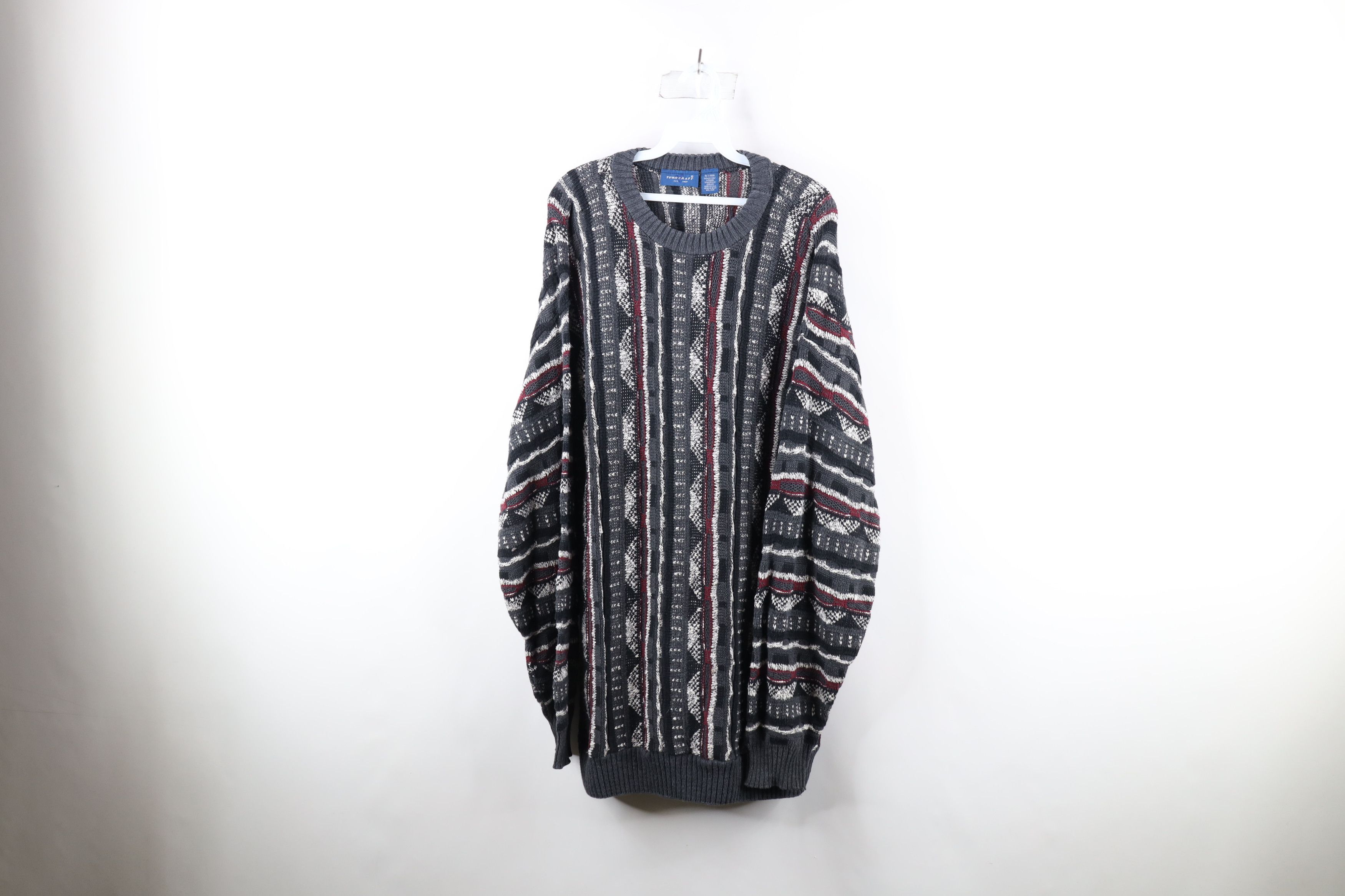 image of Vintage 90's Coogi Style Ed Bassmaster Cosby Dad Sweater Usa, Men's (Size XL)