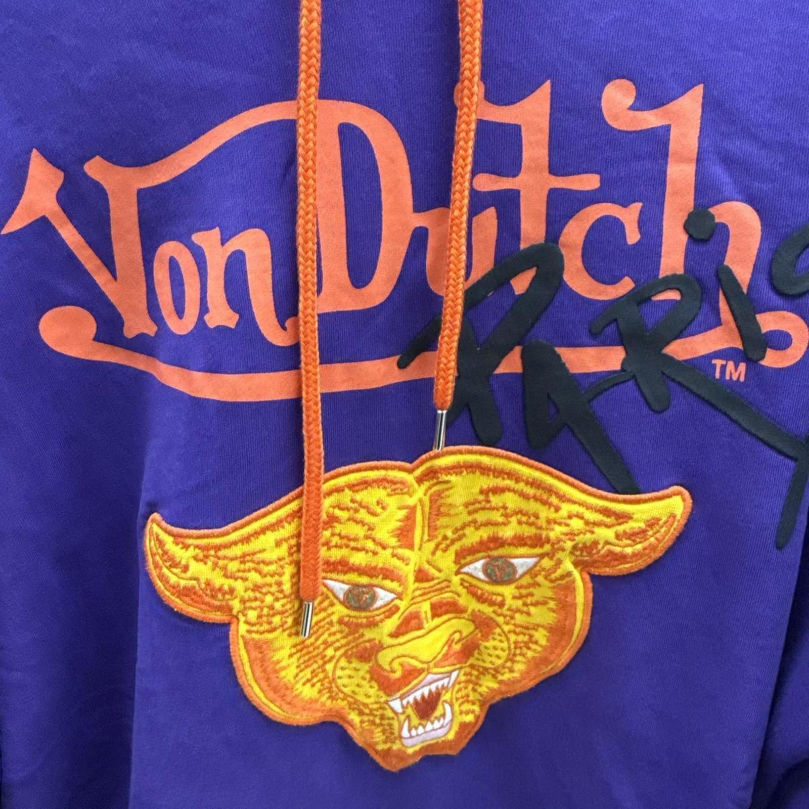 Von Dutch Von Dutch Paris New Hoodie XL Purple Graphic Tiger Size US XL / EU 56 / 4 - 3 Thumbnail