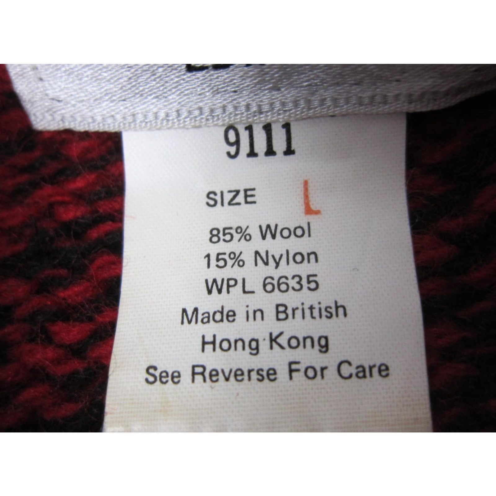 Vintage VINTAGE Woolrich Sweater Womens L Red Knit Pullover 90s Wool Blend Raglan Sleeve Crew Neck Large Ladies Womens Size L / US 10 / IT 46 - 4 Thumbnail