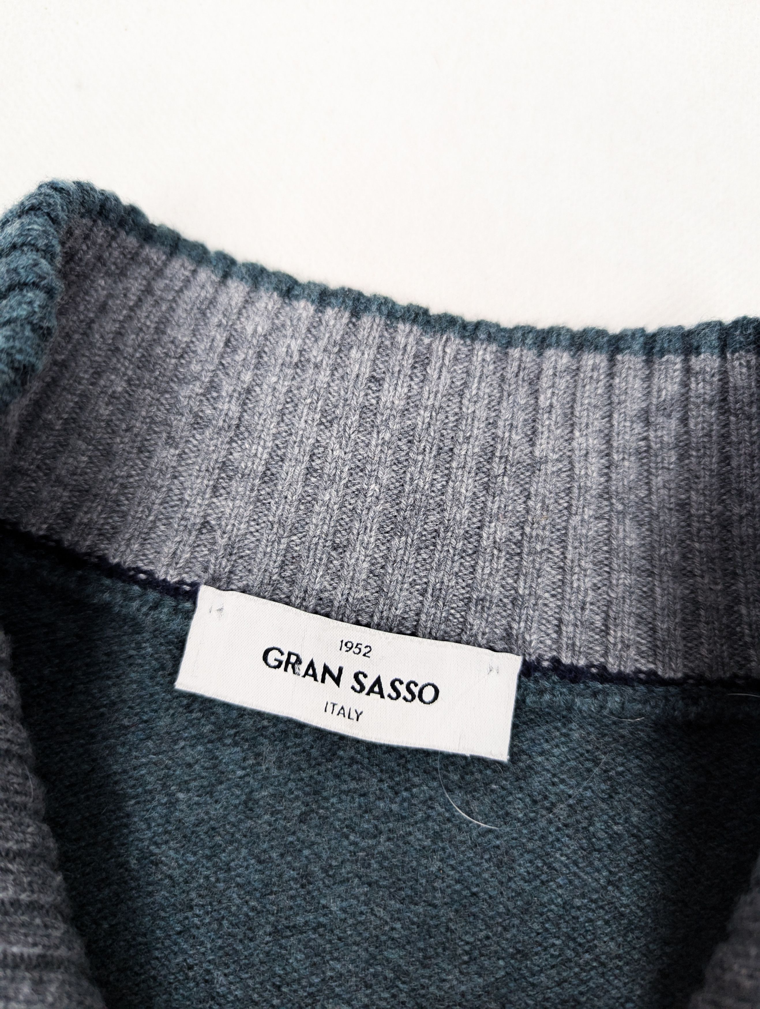 Gran Sasso Gran Sasso wool sweater jumper 54 L Size US L / EU 52-54 / 3 - 3 Thumbnail