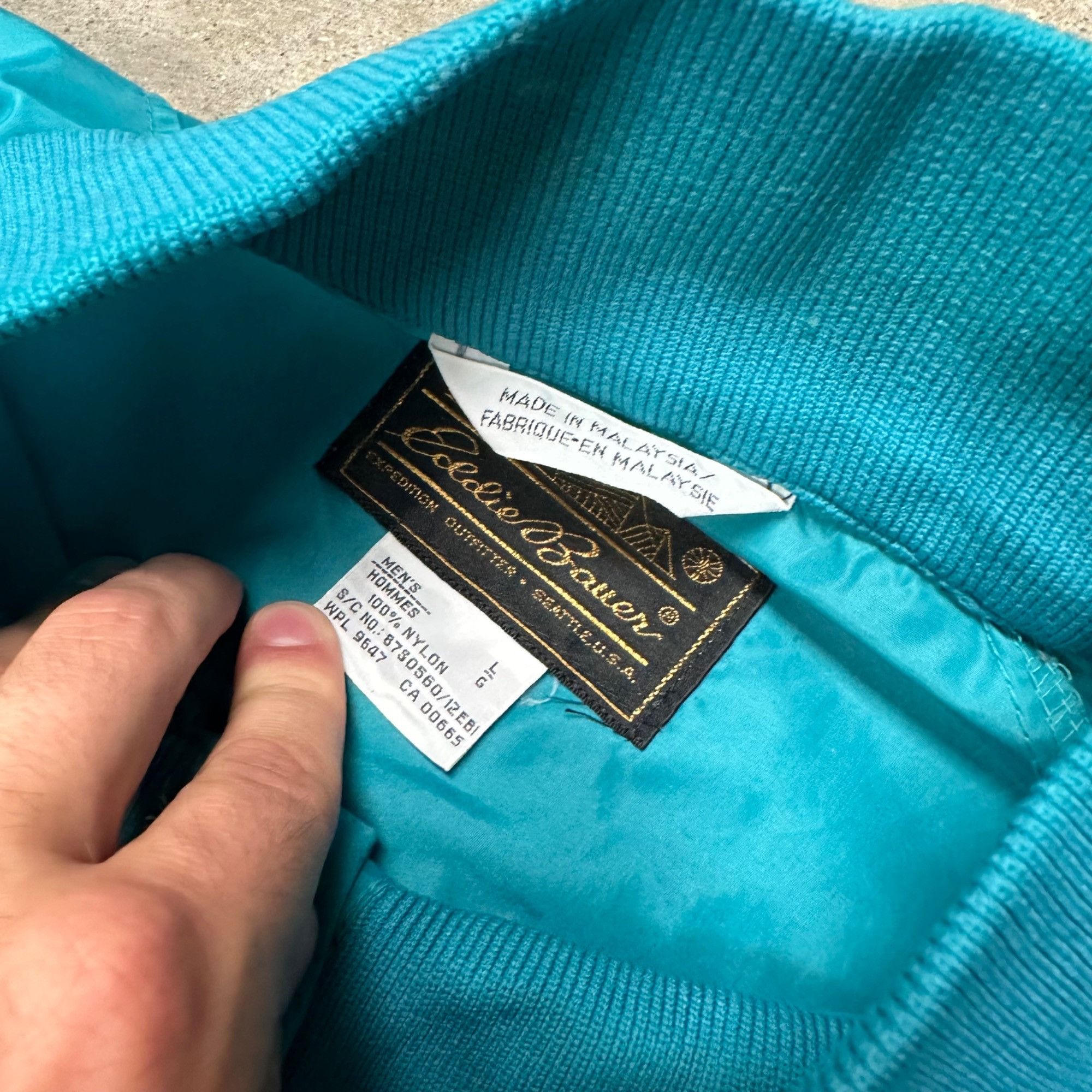 Eddie Bauer × Vintage Vintage Eddie Bauer GorpCore Lightweight Pullover Jacket Size US L / EU 52-54 / 3 - 3 Thumbnail