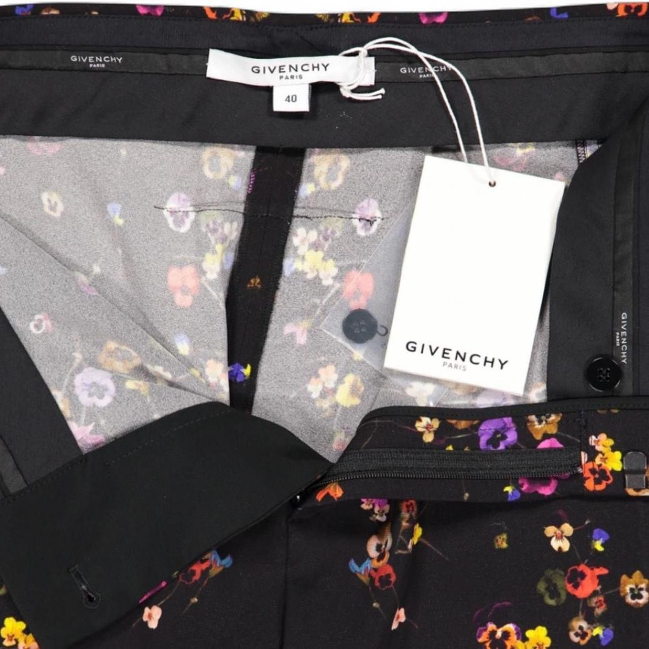 Givenchy Givenchy NWT floral tailored trousers w/flare leg IT40 Size 27" / US 4 / IT 40 - 2 Thumbnail