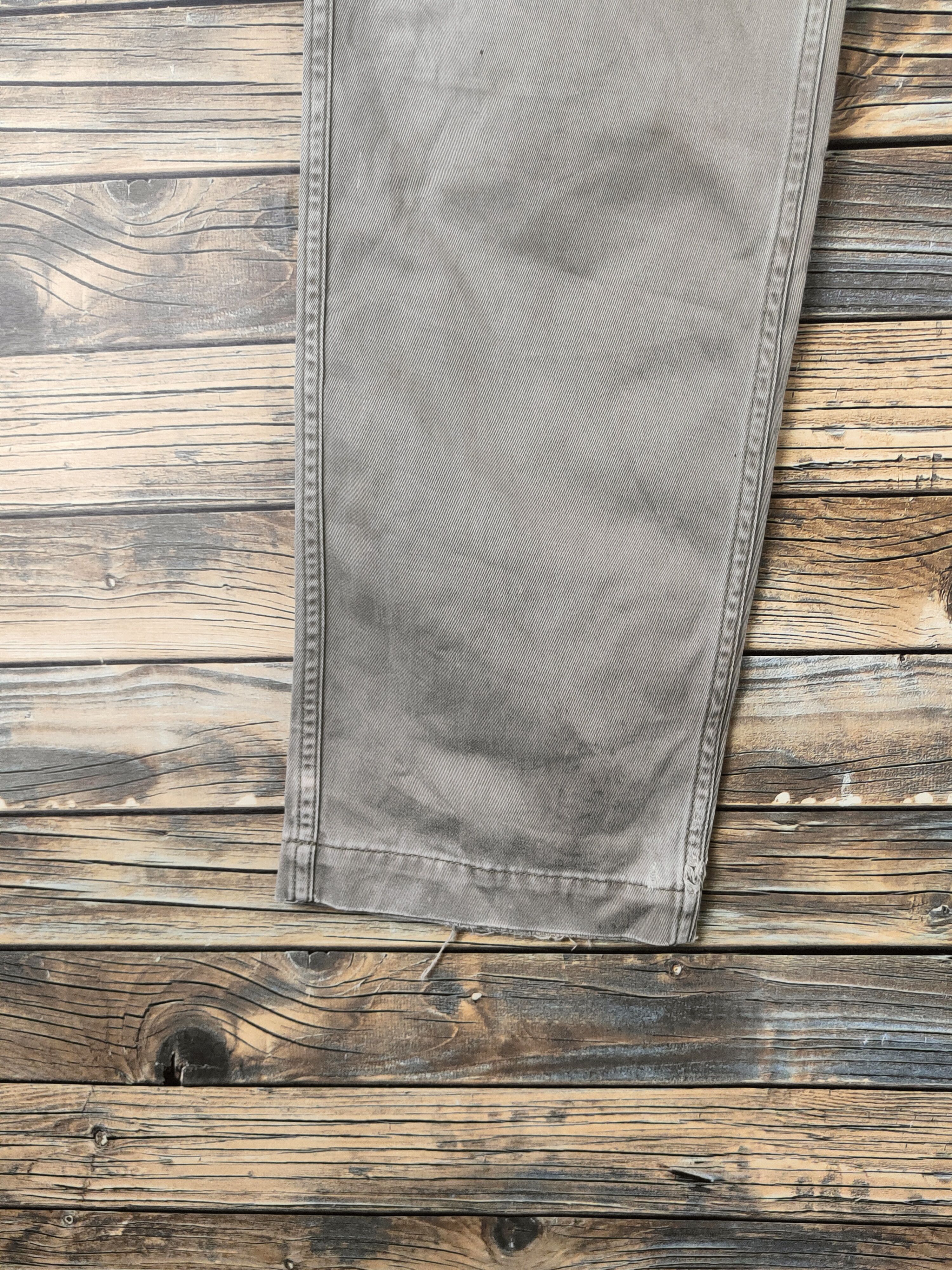 GU DL GU Olive Faded Multipocket Casual Pants #46-302 Size US 32 / EU 48 - 4 Thumbnail