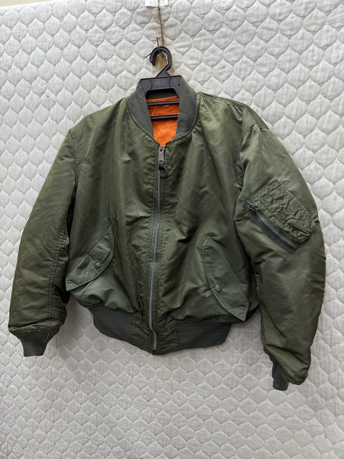 🔥🔥🔥ARCHIVE VINTAGE ALPHA INDUSTRIES MA1 BOMBER FLIGHT JACKET