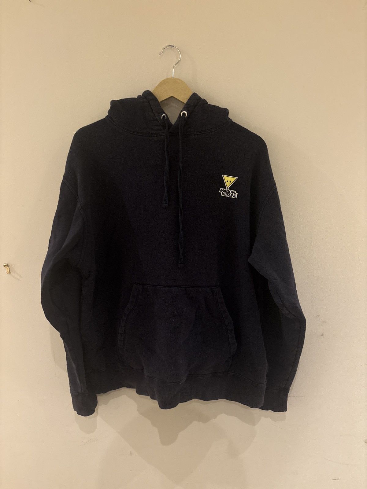 Maison Kitsune Navy Vintage Maison Kitsune Hoodie Size US L / EU 52-54 / 3 - 3 Thumbnail