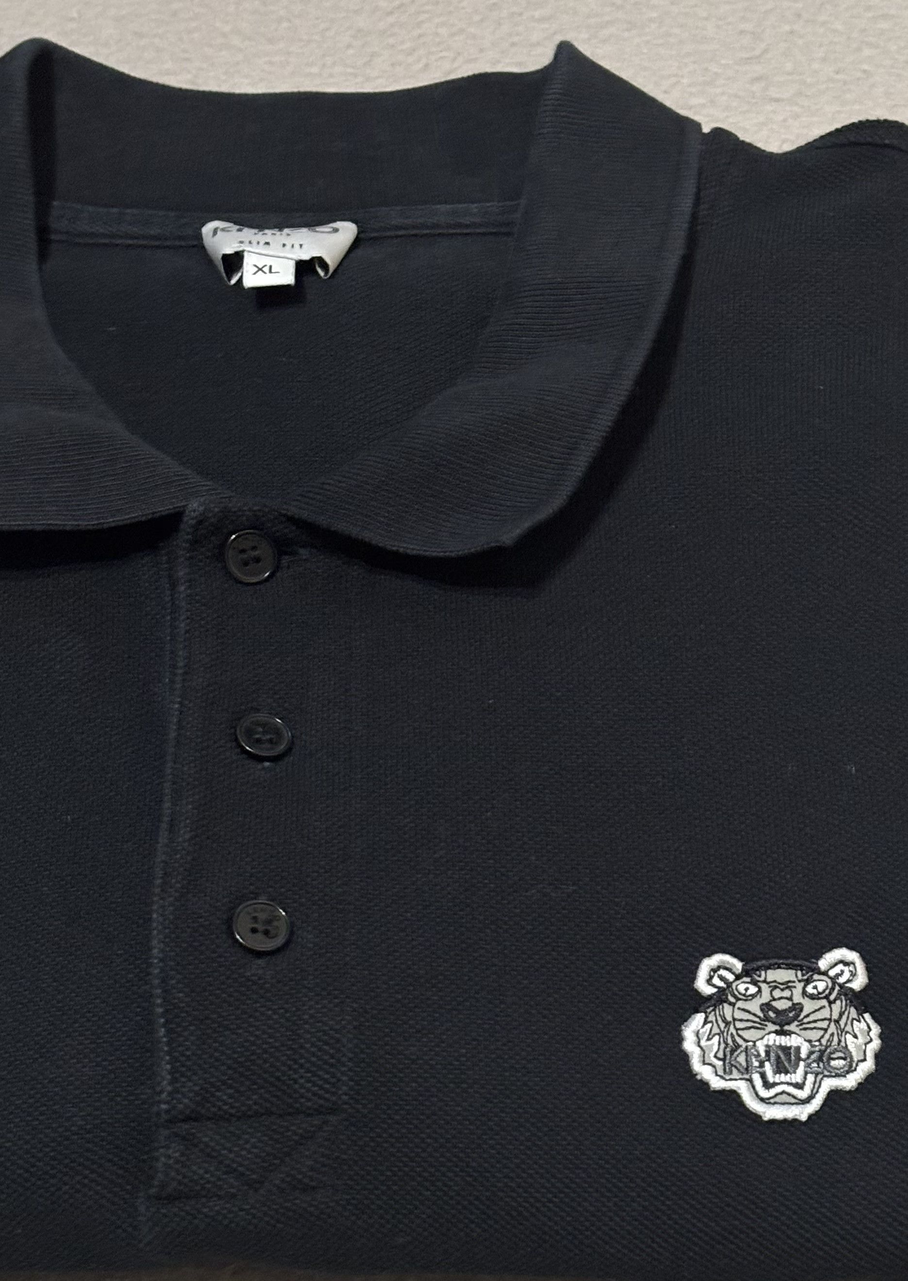 Kenzo Kenzo Happy Tiger Black Polo Size. XL Size US XL / EU 56 / 4 - 8 Thumbnail