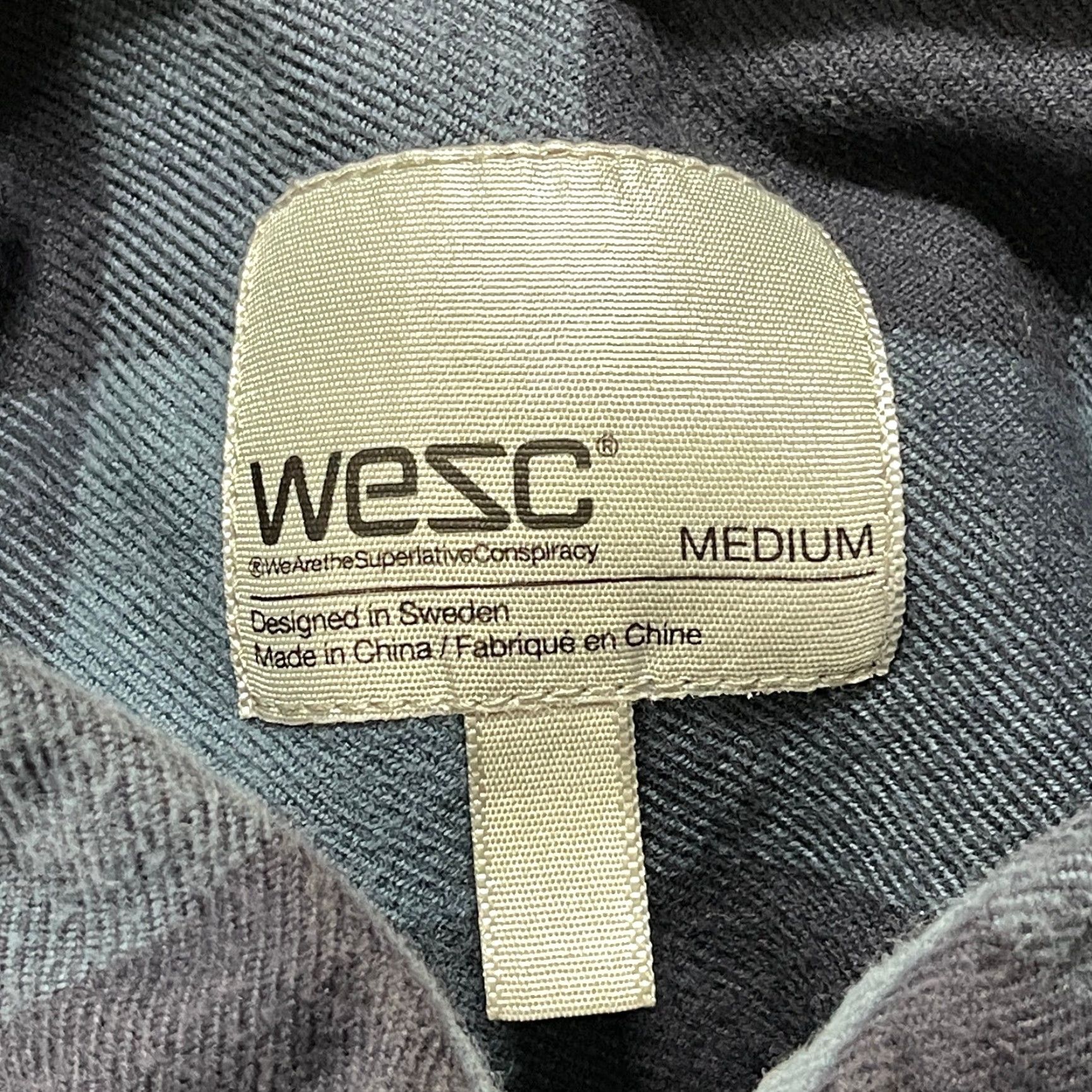 WeSC WeSC Button Up Shirt M Blue Cotton Buffalo Plaid Long Sleeve Casual Preppy 90s Mens Size US M / EU 48-50 / 2 - 5 Thumbnail