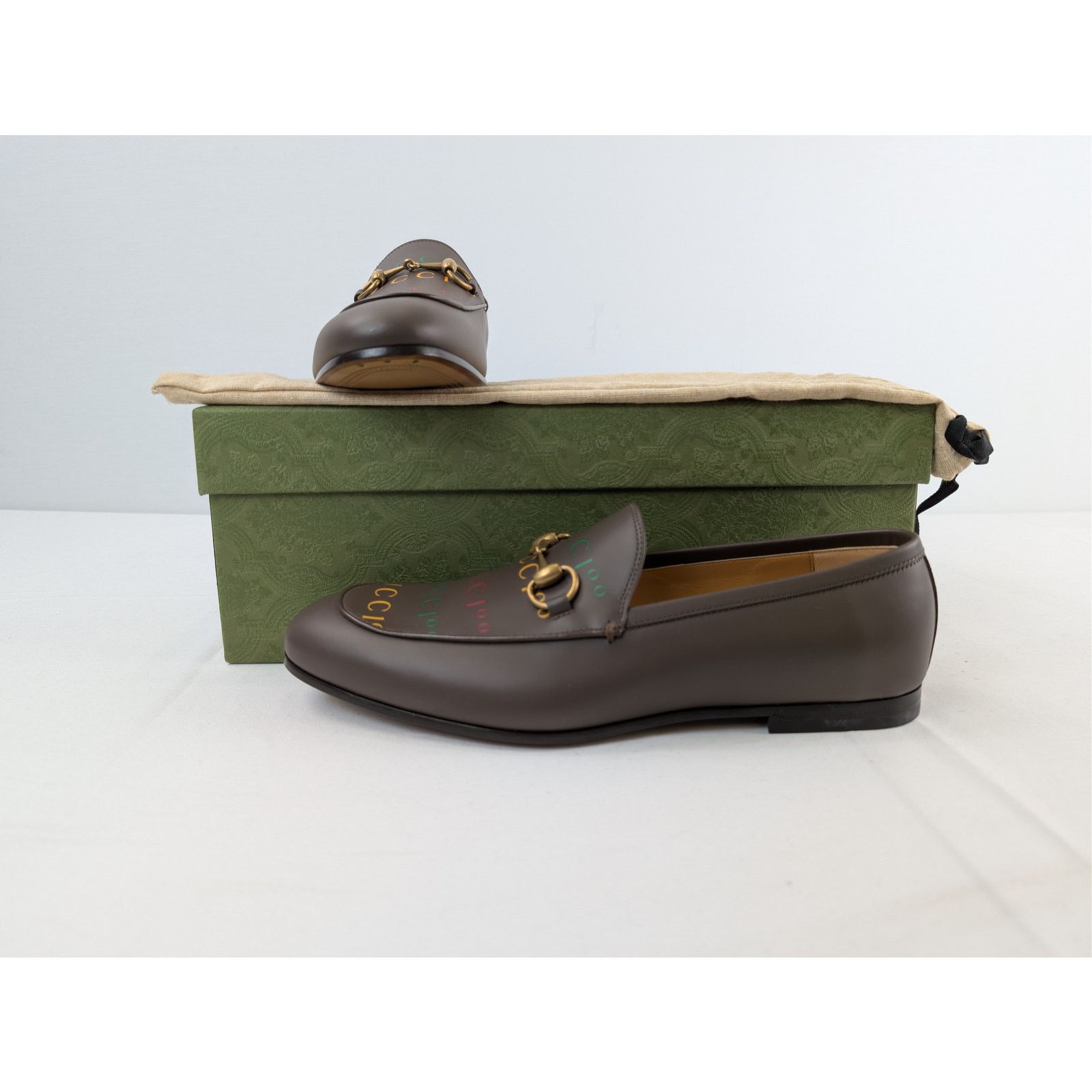 Gucci o1rshd1 Leather Jordaan Horsebit Loafers Boots in Brown Size US 8 / EU 41 - 20 Thumbnail
