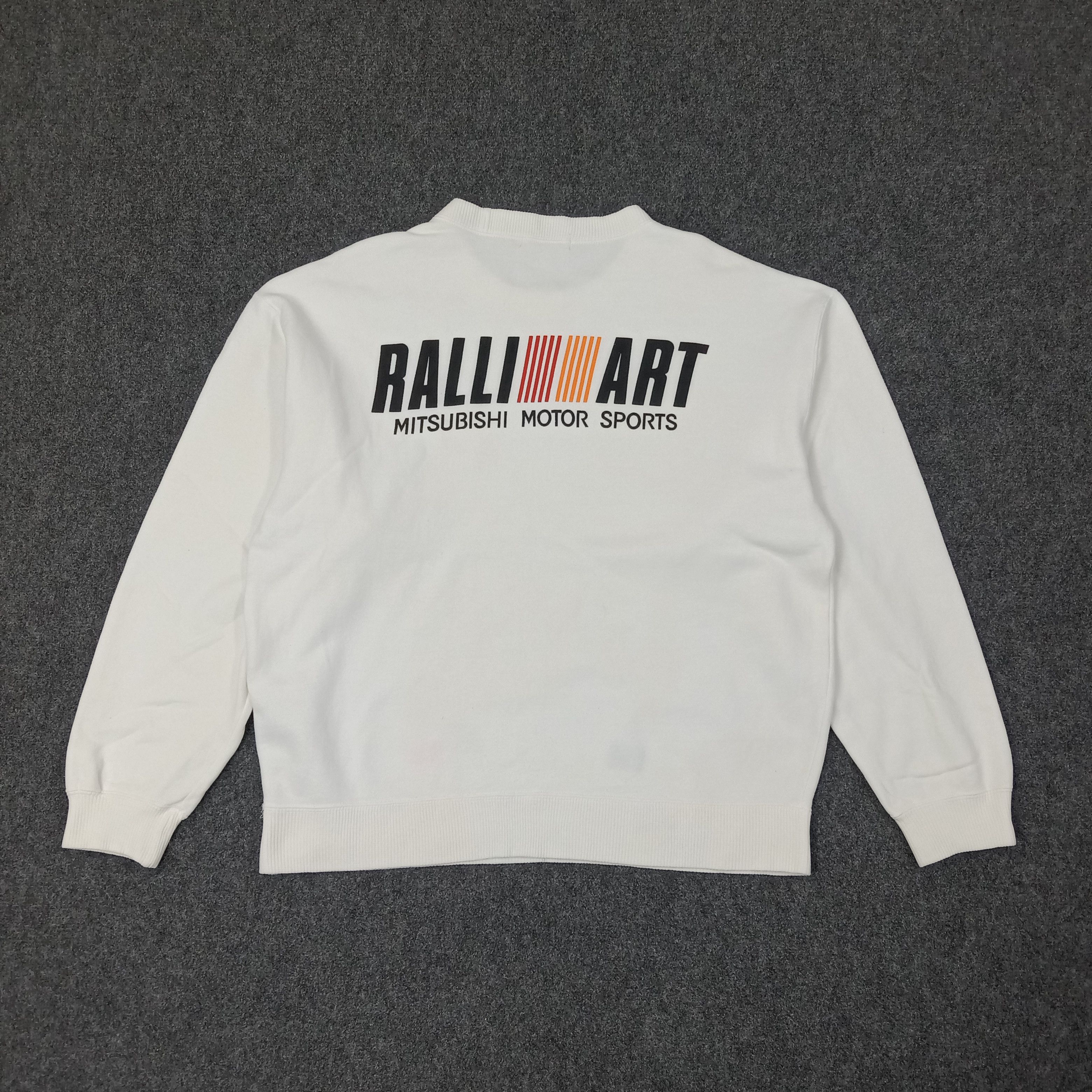 Japanese Brand Ralli Art Mitsubishi Motorsports Racing Sweatshirt C240N17 Size US L / EU 52-54 / 3 - 1 Thumbnail