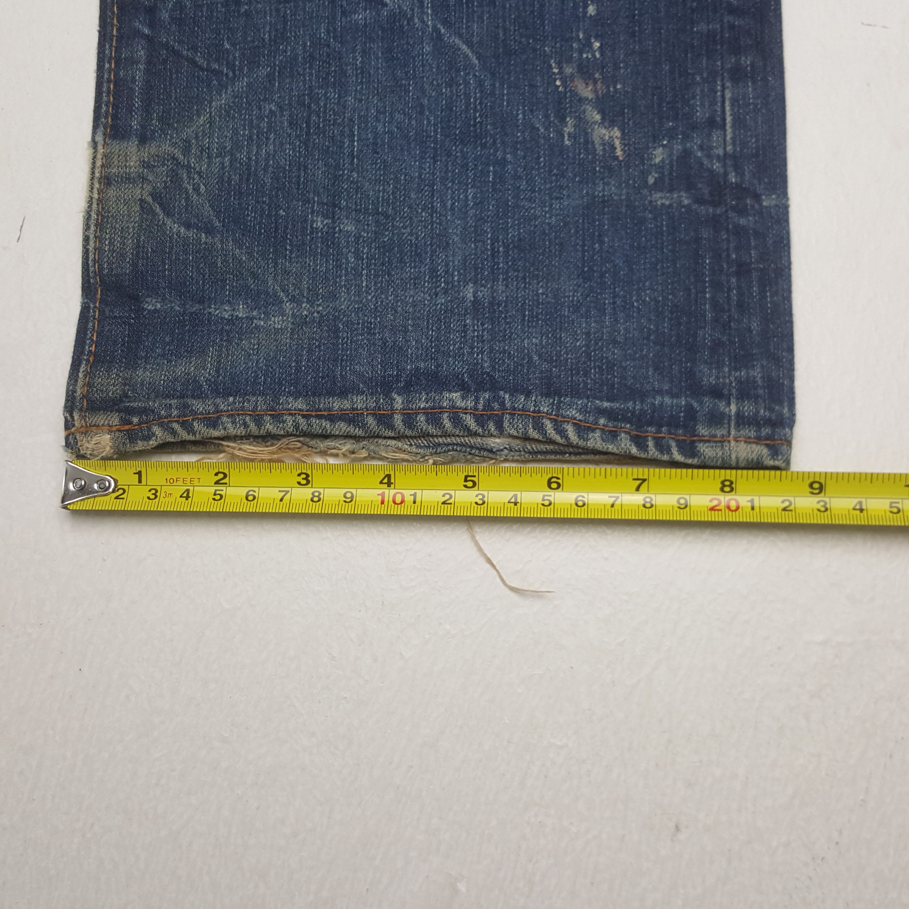 Prps Vintage Prps Japanese Designer Distressed Denim Jeans RR9 Size US 35 - 13 Thumbnail