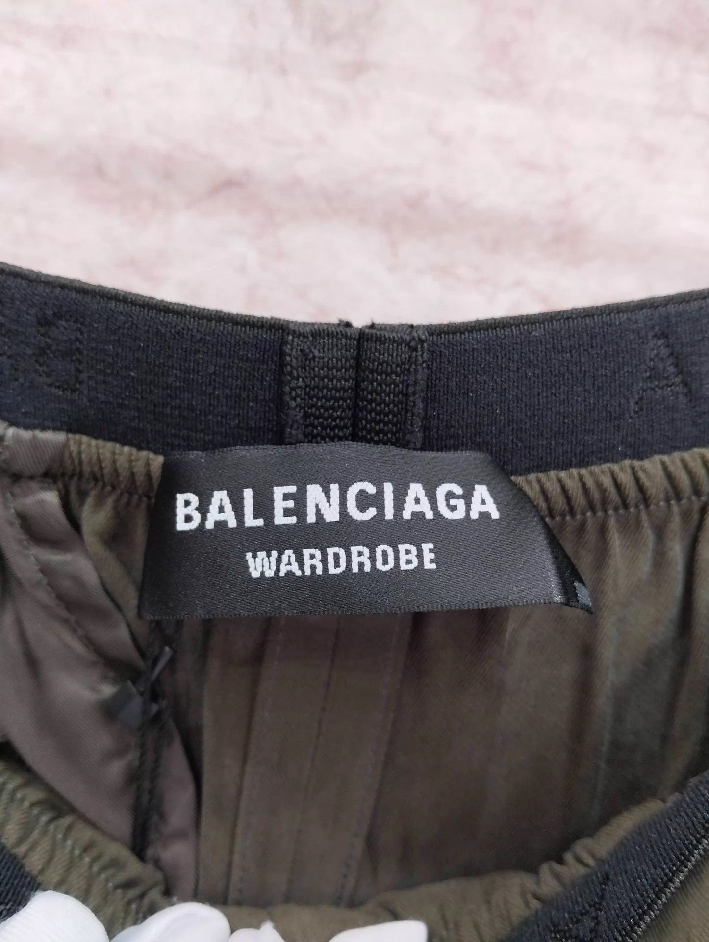 Balenciaga Balenciaga Logo Waist Wide Leg Pants 44 Size 30" / US 8 / IT 44 - 4 Thumbnail