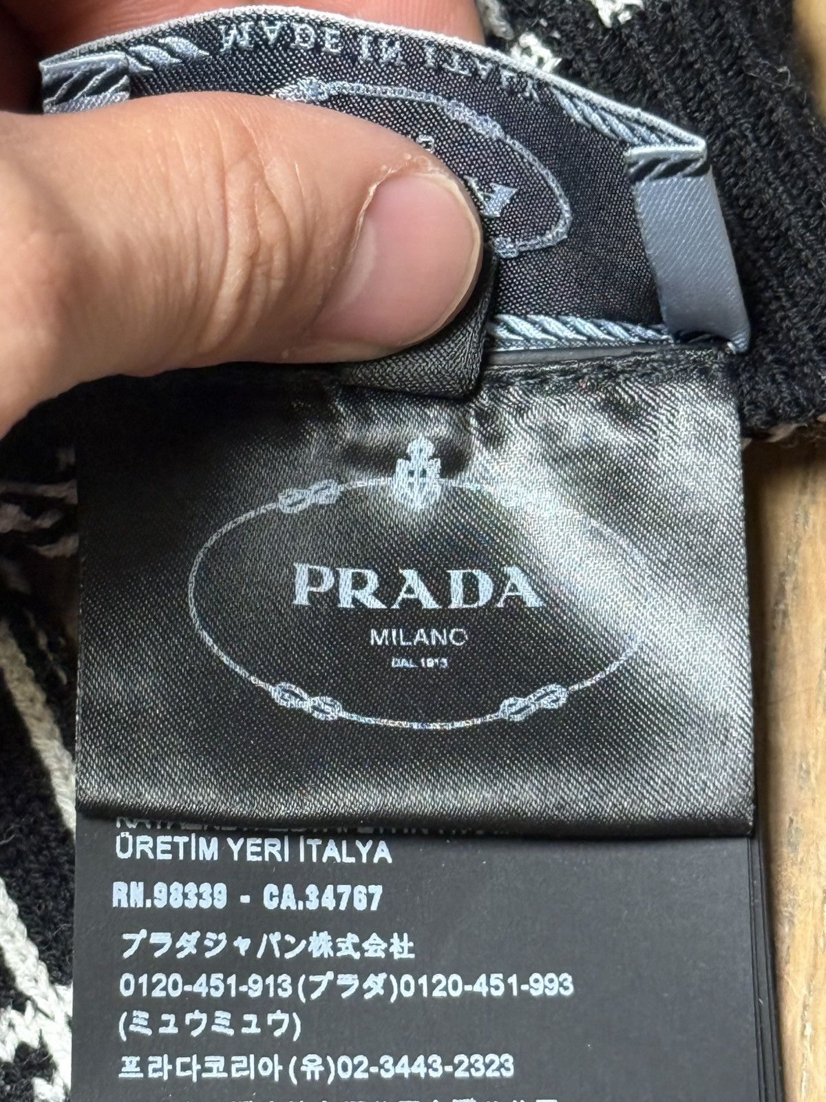 Prada Raf simons Prada FW2021 wool pocket gloves Size ONE SIZE - 9 Thumbnail
