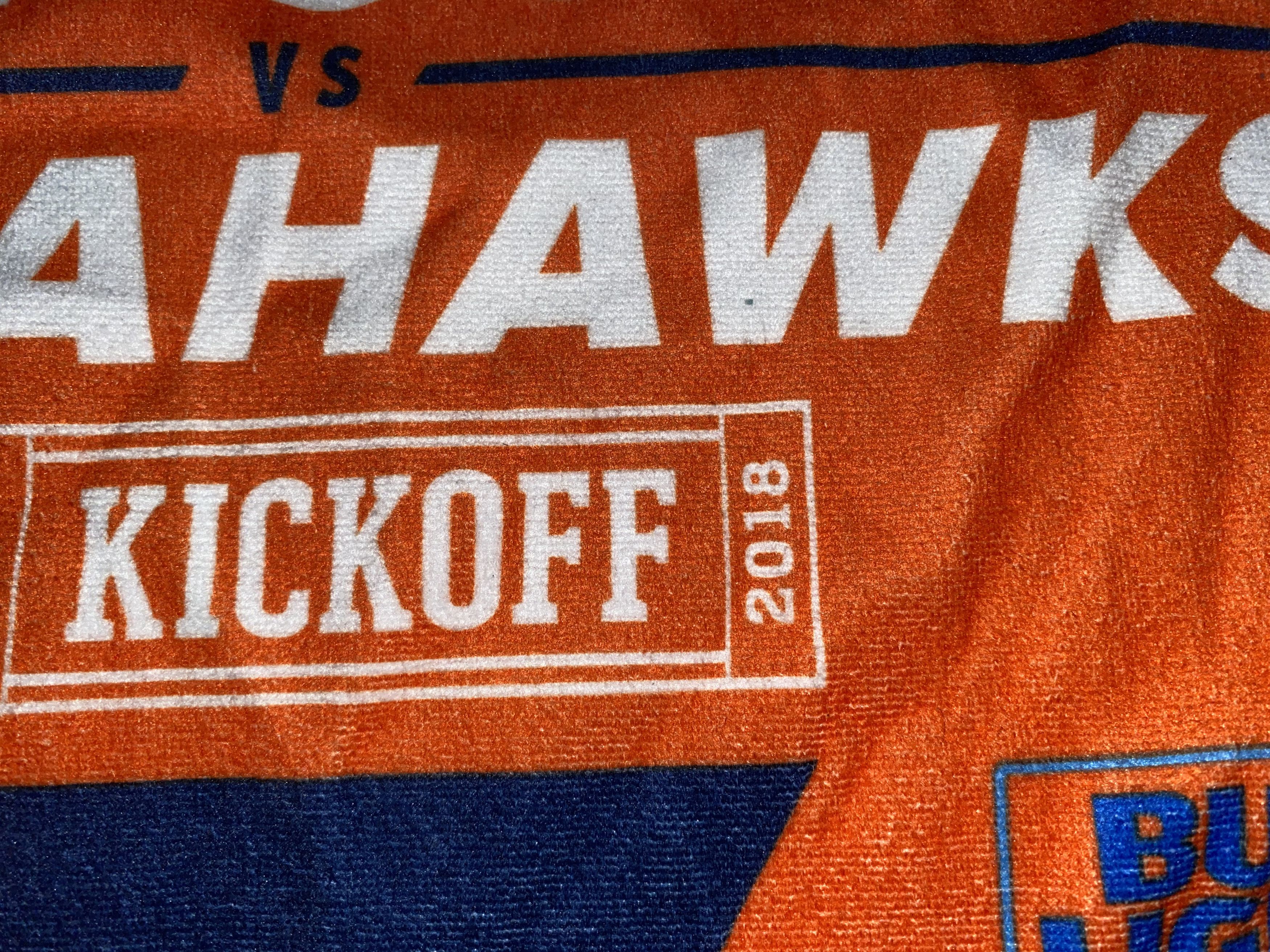 NFL 2018 NFL football game Towel Denver Broncos Seattle Seahawks Size ONE SIZE - 4 Thumbnail