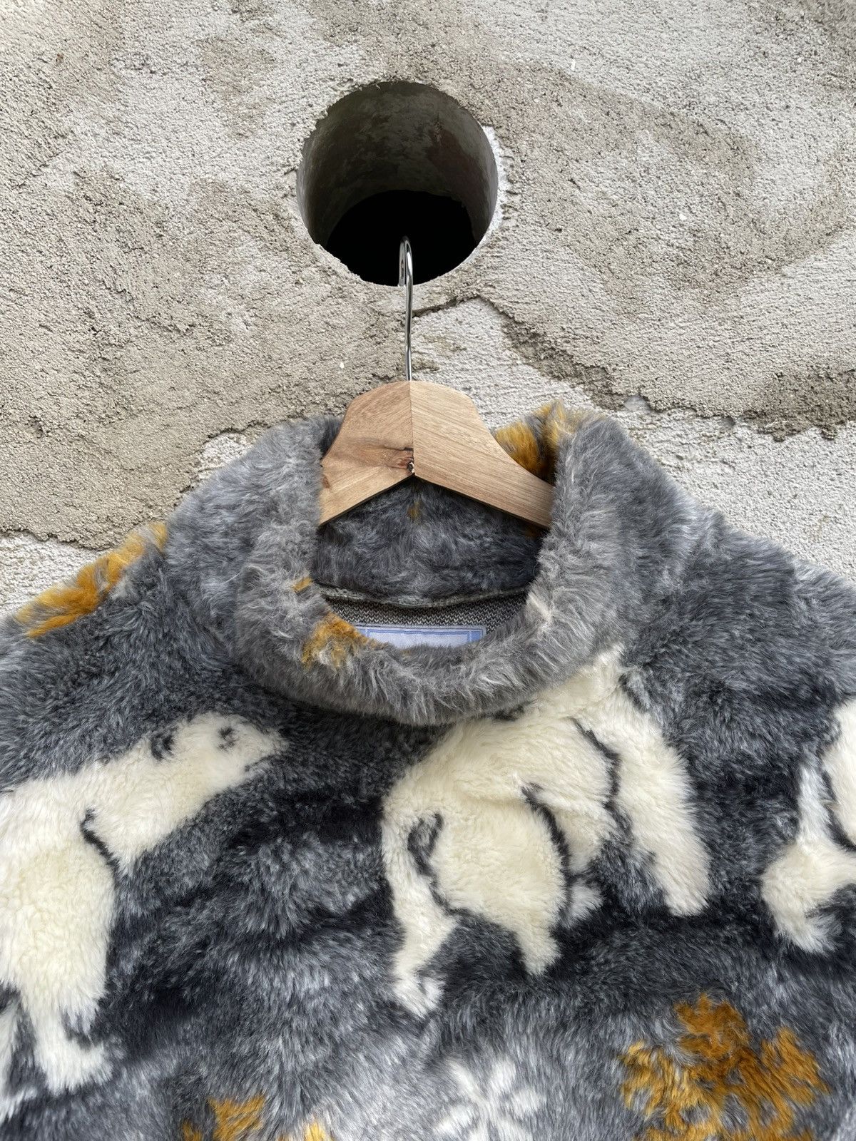Ellesse Ellesse Italy Polar Bear Fur Fleece Turtle Neck Size US M / EU 48-50 / 2 - 8 Thumbnail