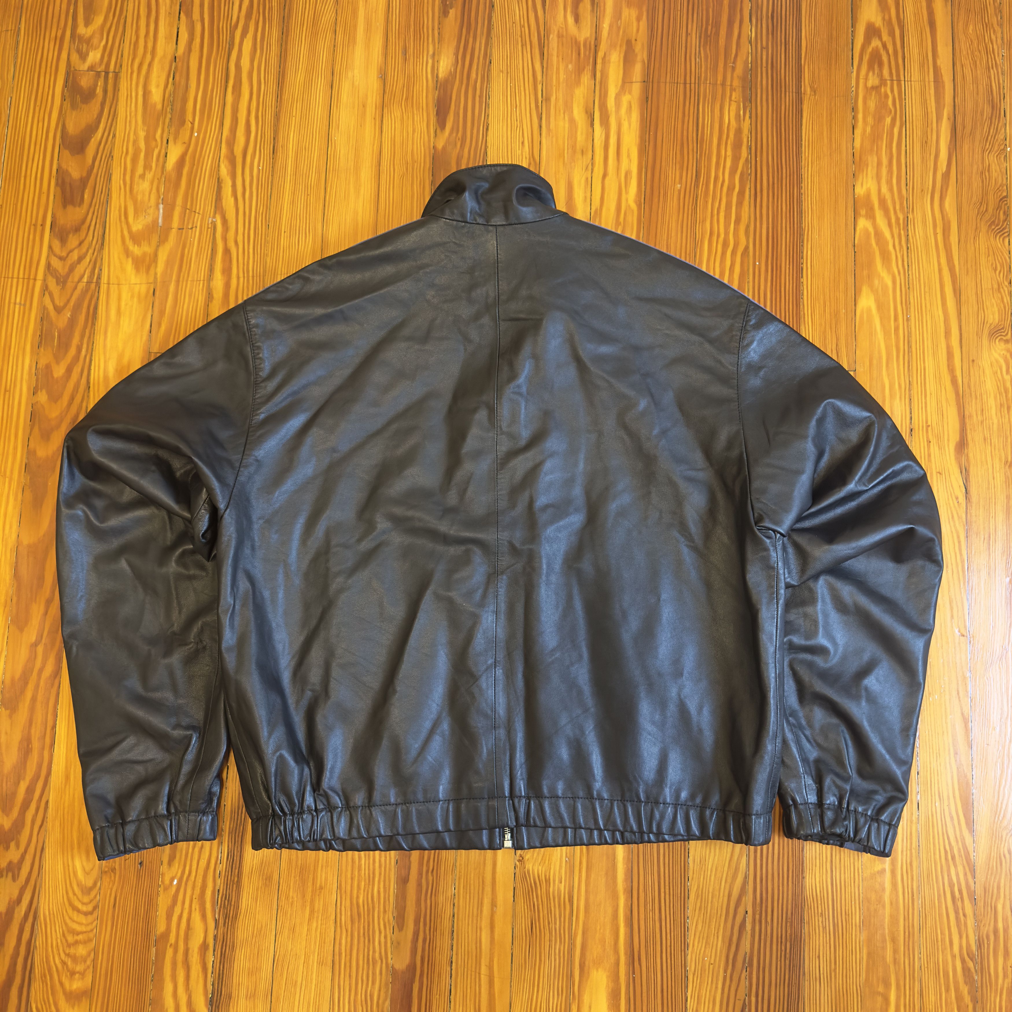 Marni MARNI STRIPED LEATHER TRACK JACKET Size US XL / EU 56 / 4 - 5 Thumbnail