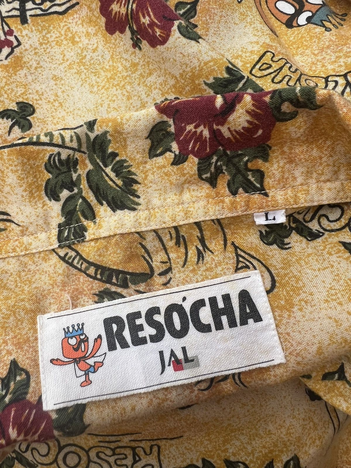 Vintage Resocha JAL Japan Hula Girl Oversized Rayon Hawaiian Size US L / EU 52-54 / 3 - 18 Thumbnail