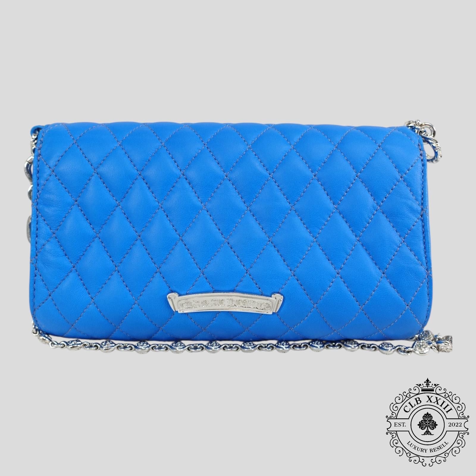 Chrome Hearts Chrome Hearts Quilted Purse in Light Blue Size ONE SIZE - 4 Thumbnail