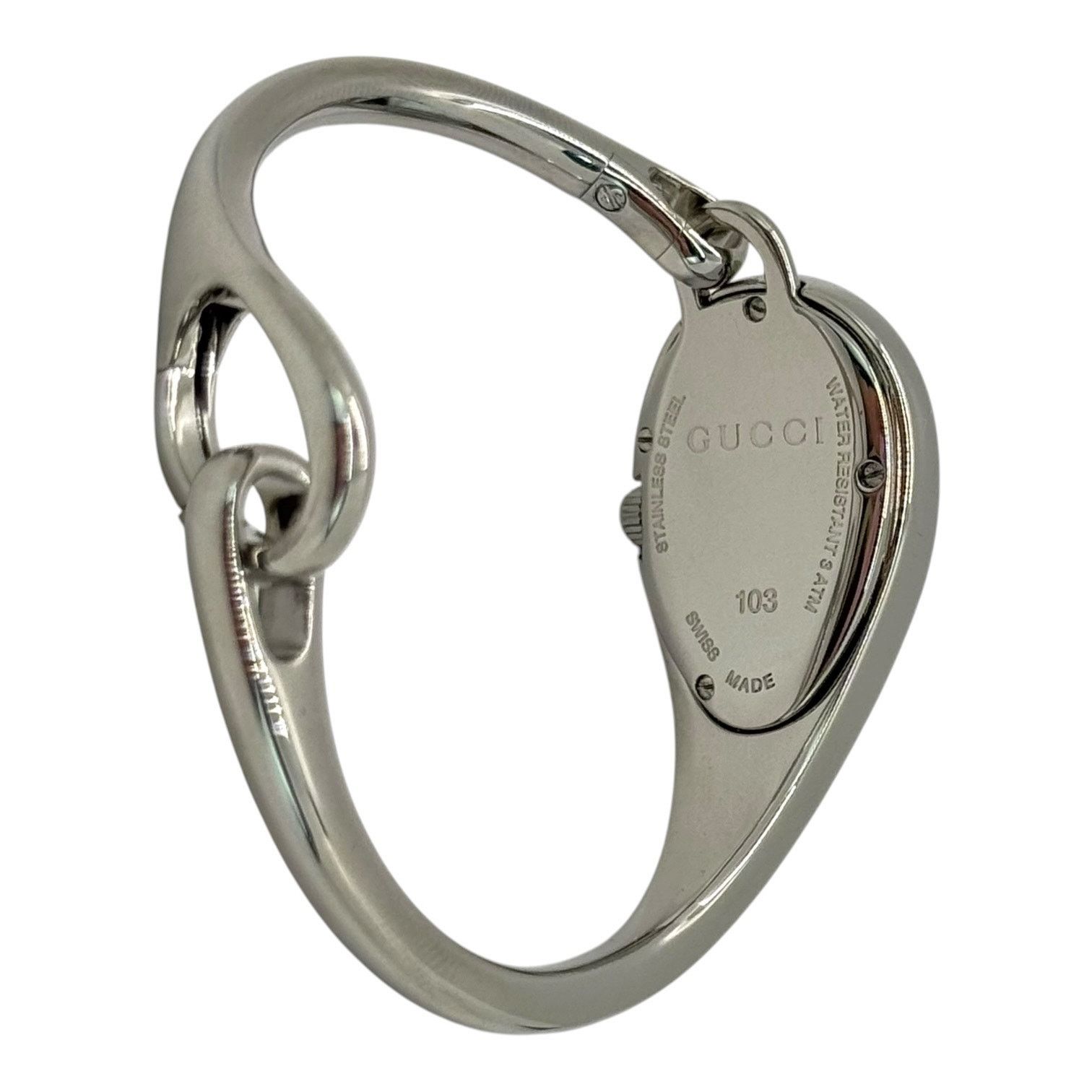 Gucci Gucci Horsebit Diamond Star Bangle Watch Size ONE SIZE - 4 Thumbnail