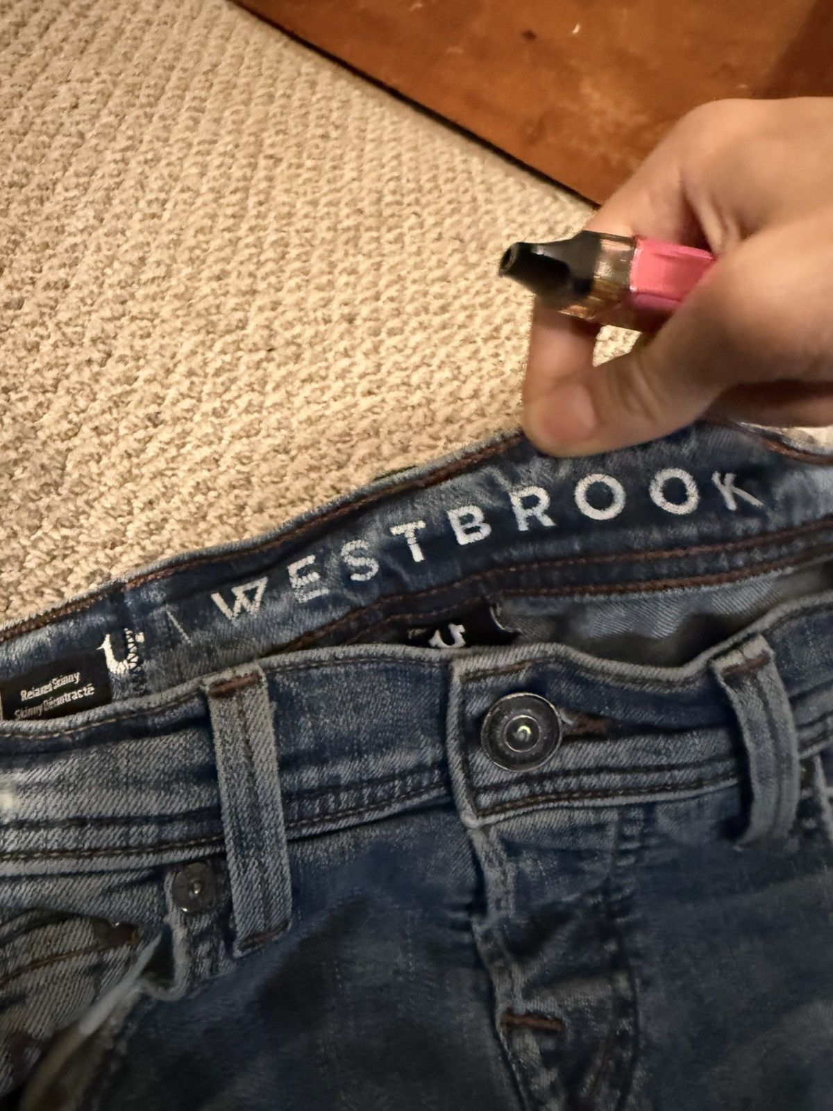 True Religion True Religion x Russell Westbrook Rocco Skinny Jean🔥 Size US 28 / EU 44 - 4 Thumbnail