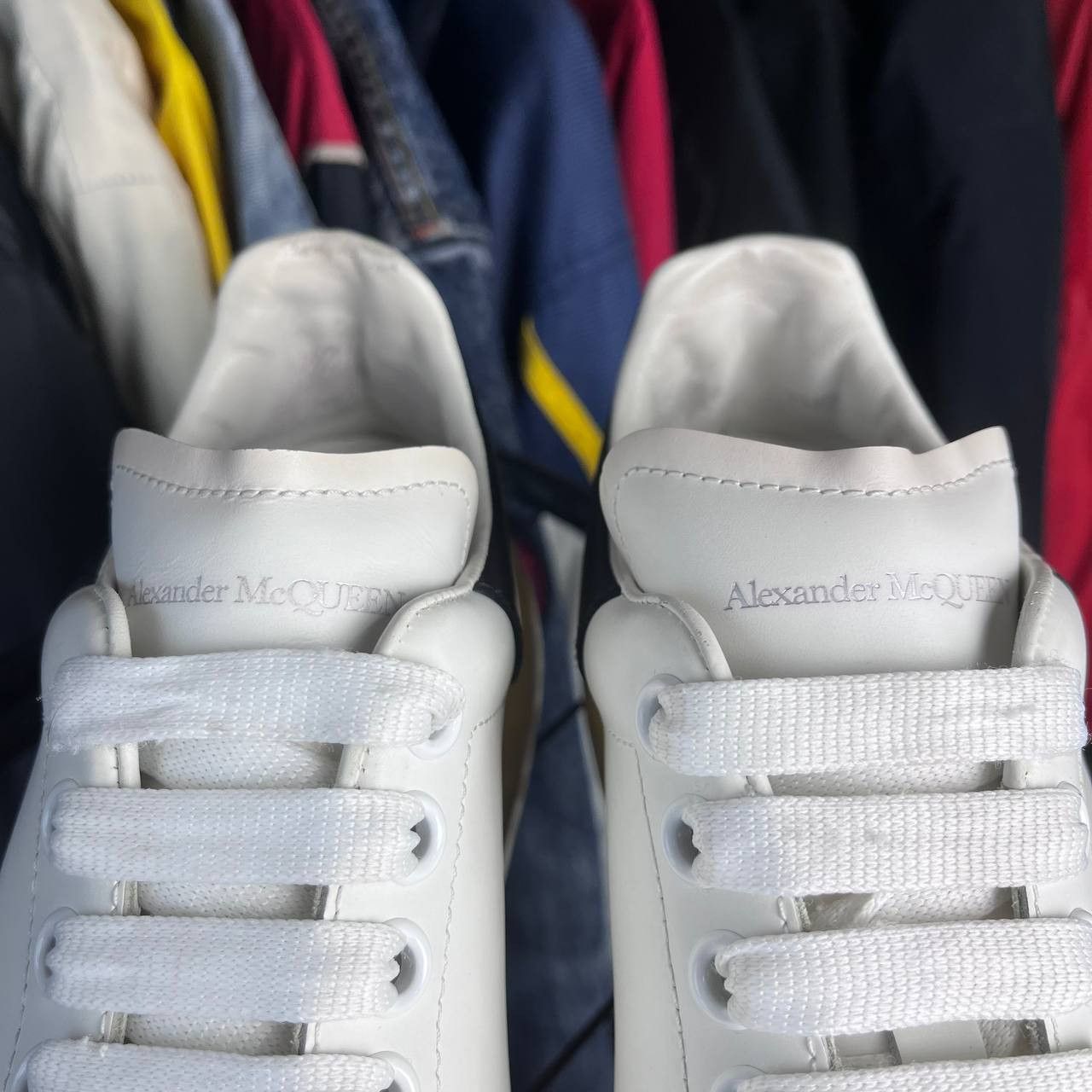 Alexander McQueen Alexander McQueen Oversized Leather Sneakers 611698 Size US 9 / IT 39 - 12 Thumbnail