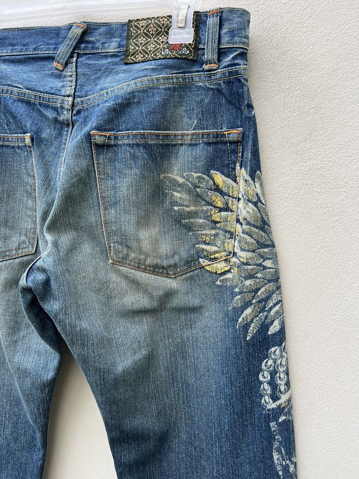 Eternal Vintage Eternal Japan Dirty Mud Denim Painter Jeans Size US 30 / EU 46 - 17 Thumbnail