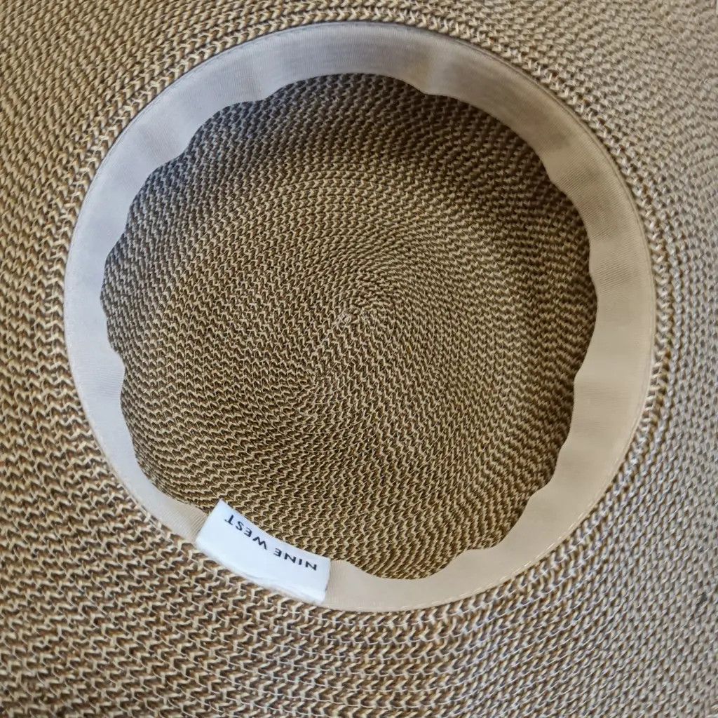 Nine West Nine West Wide Brim Straw Hat Size ONE SIZE - 5 Thumbnail