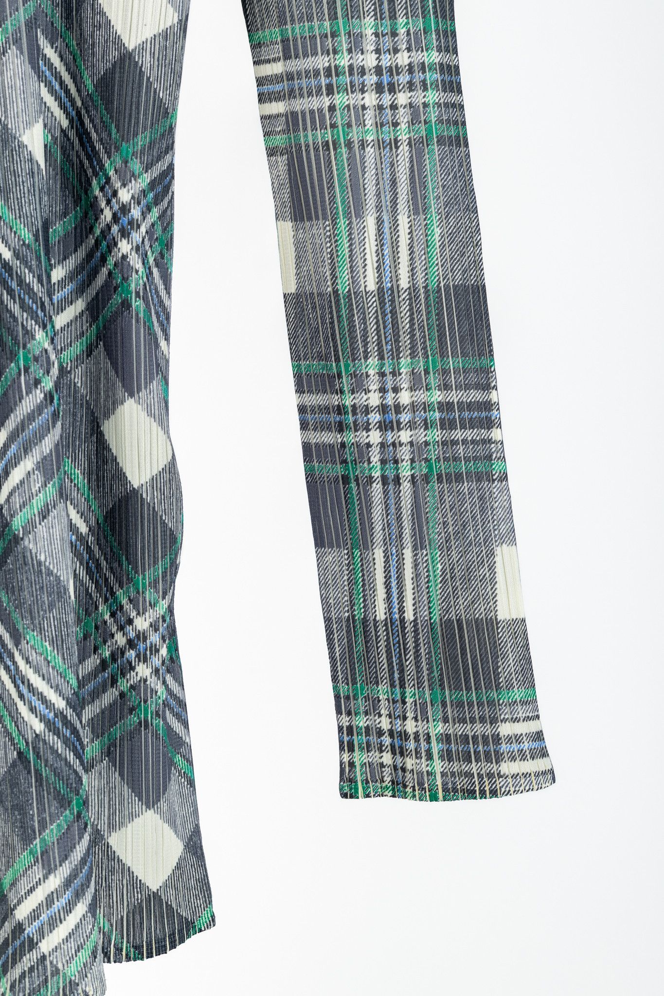 Pleats Please Issey Miyake Pleats Please Issey Miyake Plaid Open-Front Cardigan Size M / US 6-8 / IT 42-44 - 6 Thumbnail
