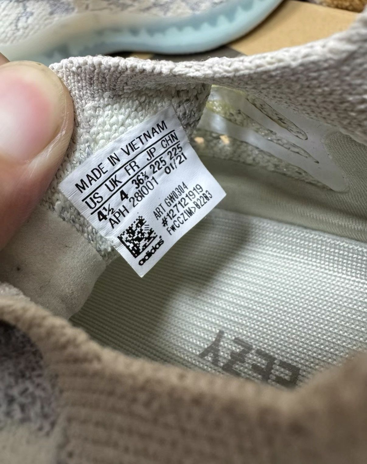 Adidas Adidas Yeezy 380 Alien Reflective GW0304 K37 Size US 6.5 / IT 36.5 - 9 Thumbnail