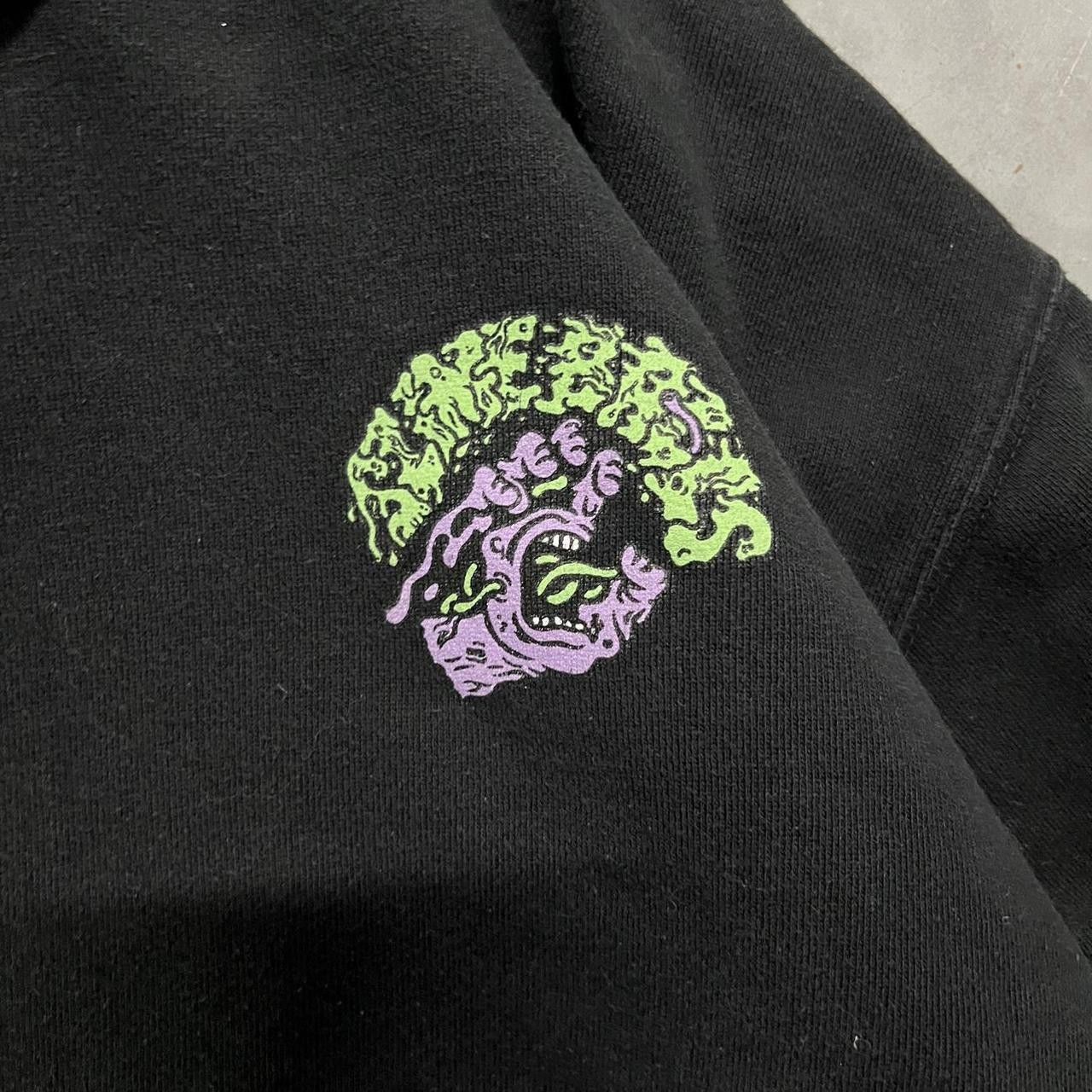 Vintage Crazy Vintage Y2K/2000s Skater Essential Slime Balls Santa Cruz Hoodie! Size US S / EU 44-46 / 1 - 6 Thumbnail