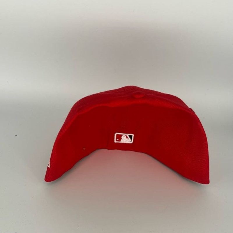 New Era Size 73/8 Red Washington Nationals New Era MLB 59Fifty Fitte Size ONE SIZE - 3 Thumbnail