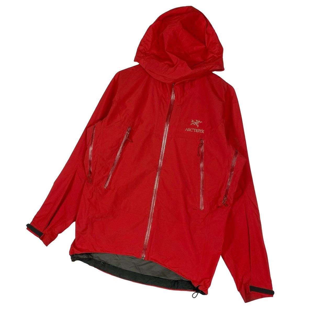 Arc'teryx Vintage Arc'teryx Gore-Tex Paclite Shell Jacket Red Size US M / EU 48-50 / 2 - 2 Thumbnail