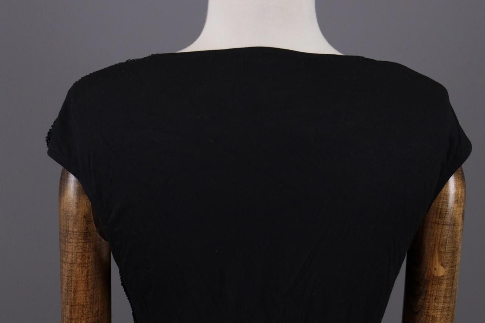 Lauren Ralph Lauren Lauren Ralph Lauren Black Top Summer V-Neck Sleeveless Shirt Size M / US 6-8 / IT 42-44 - 9 Thumbnail