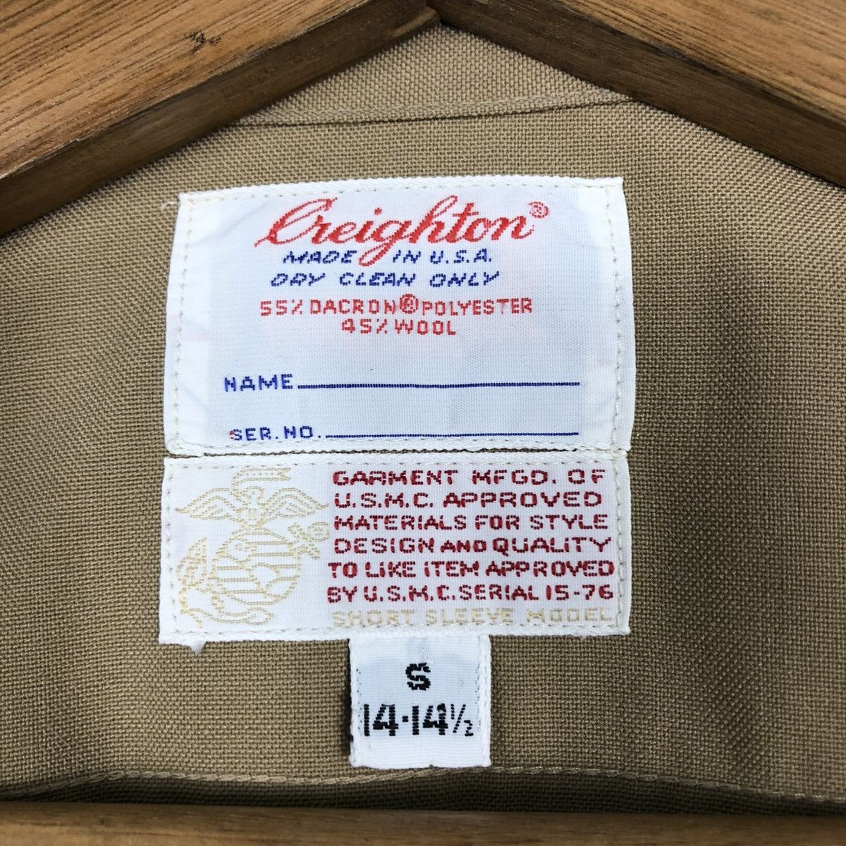 Vintage 🔥VINTAGE MILITARY WORK GARMENT MFGD USMC MADE IN USA Size US S / EU 44-46 / 1 - 17 Thumbnail