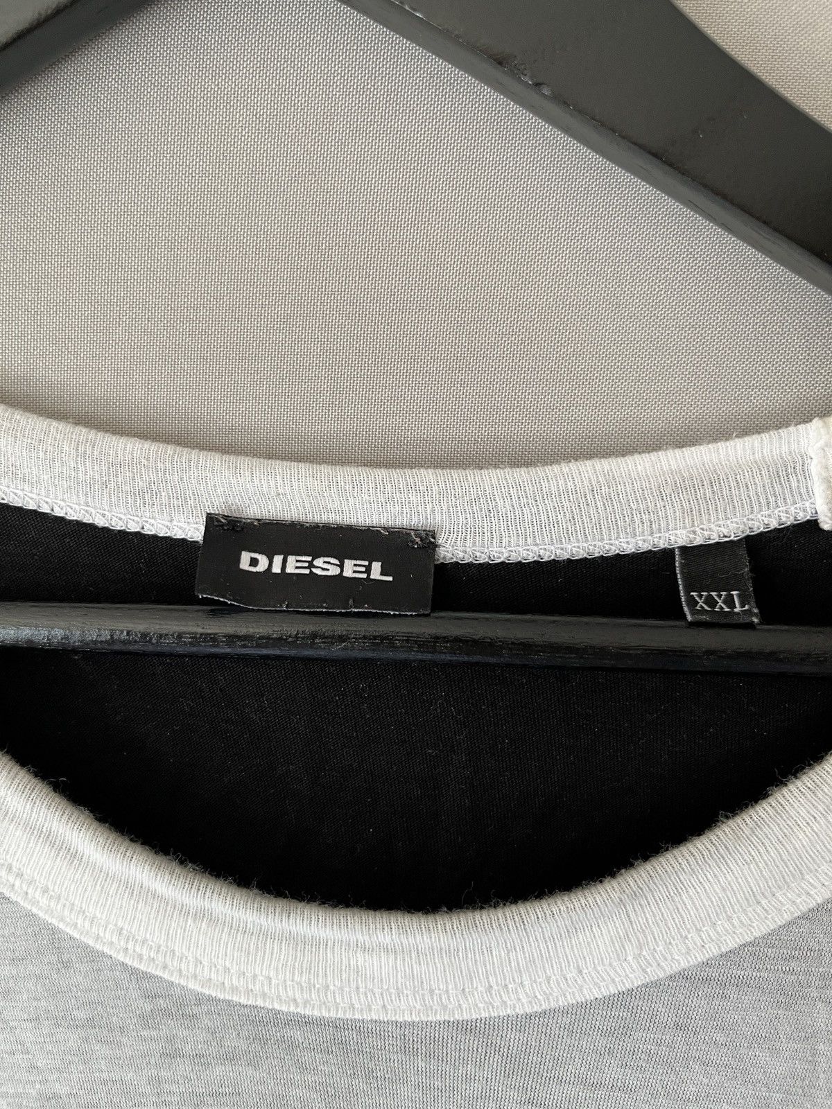 Diesel Diesel Two Layers Ripped Distressed T-shirt Size US XXL / EU 58 / 5 - 7 Thumbnail