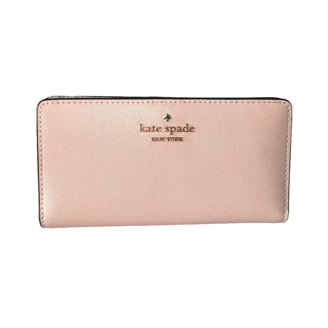 Kate Spade Kate spade Madison Large Slim Bifold Wallet in conch Pink Size ONE SIZE - 1 Thumbnail