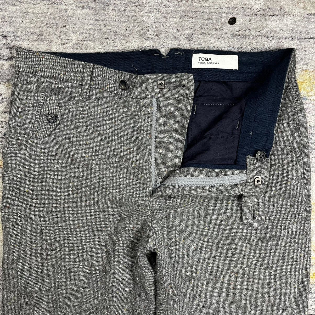 Toga Toga archive wool ankle trousers pants Size US 32 / EU 48 - 4 Thumbnail