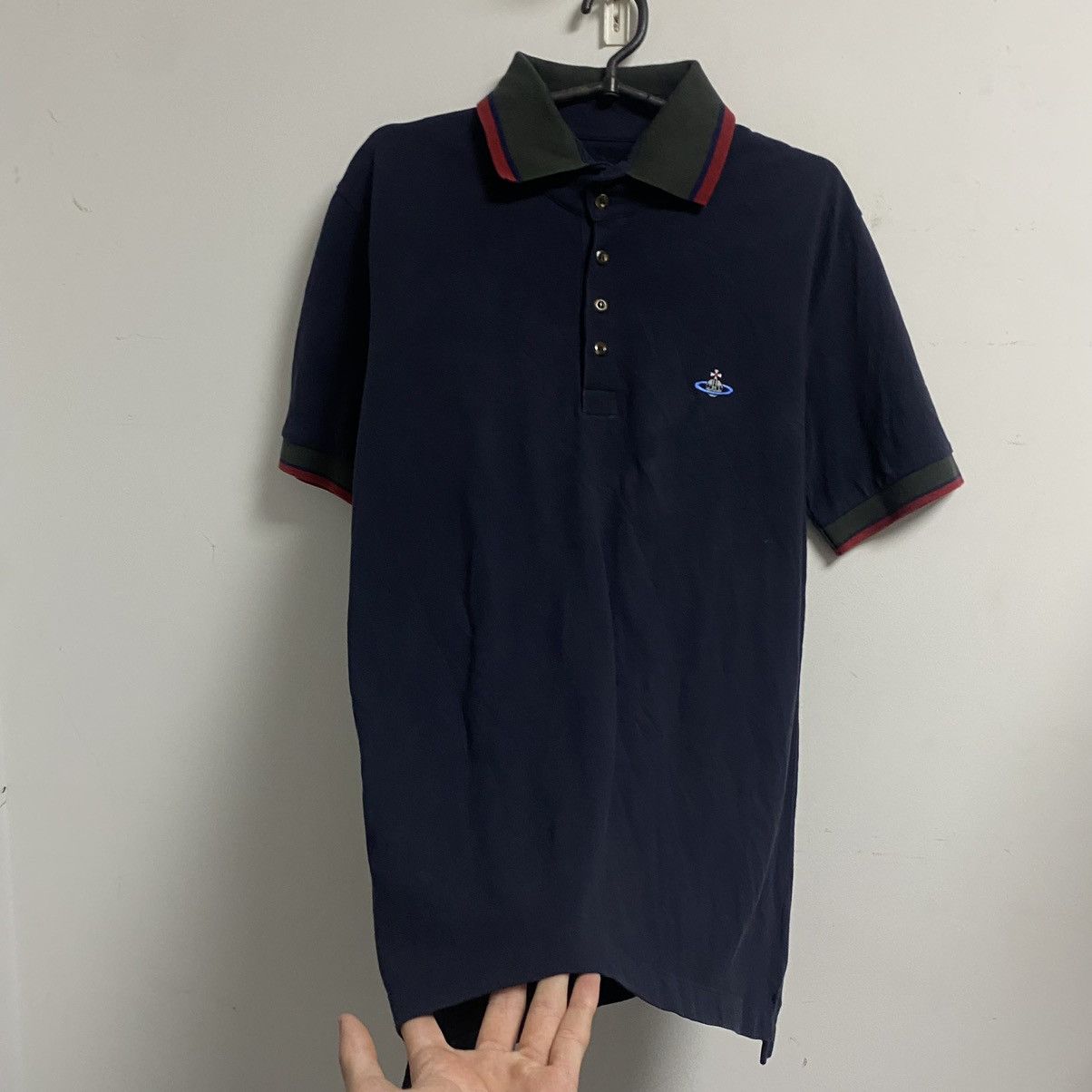 Vivienne Westwood Vintage Vivienne Westwood polo shirt rare blue Size US L / EU 52-54 / 3 - 3 Thumbnail