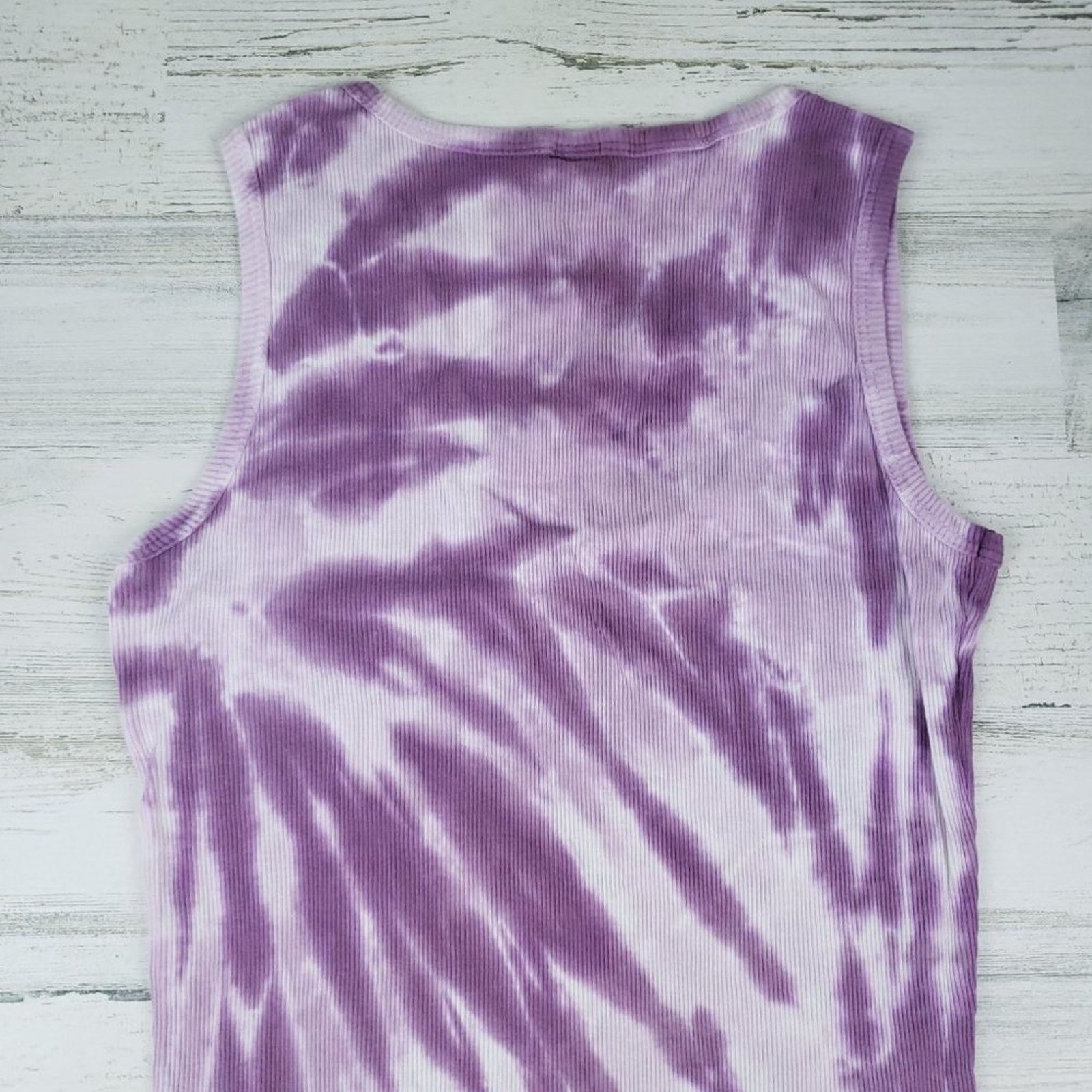 Other NWOT Point Sportswear Ribbed Tie Dye Streak Tank Top Small Size S / US 4 / IT 40 - 6 Thumbnail