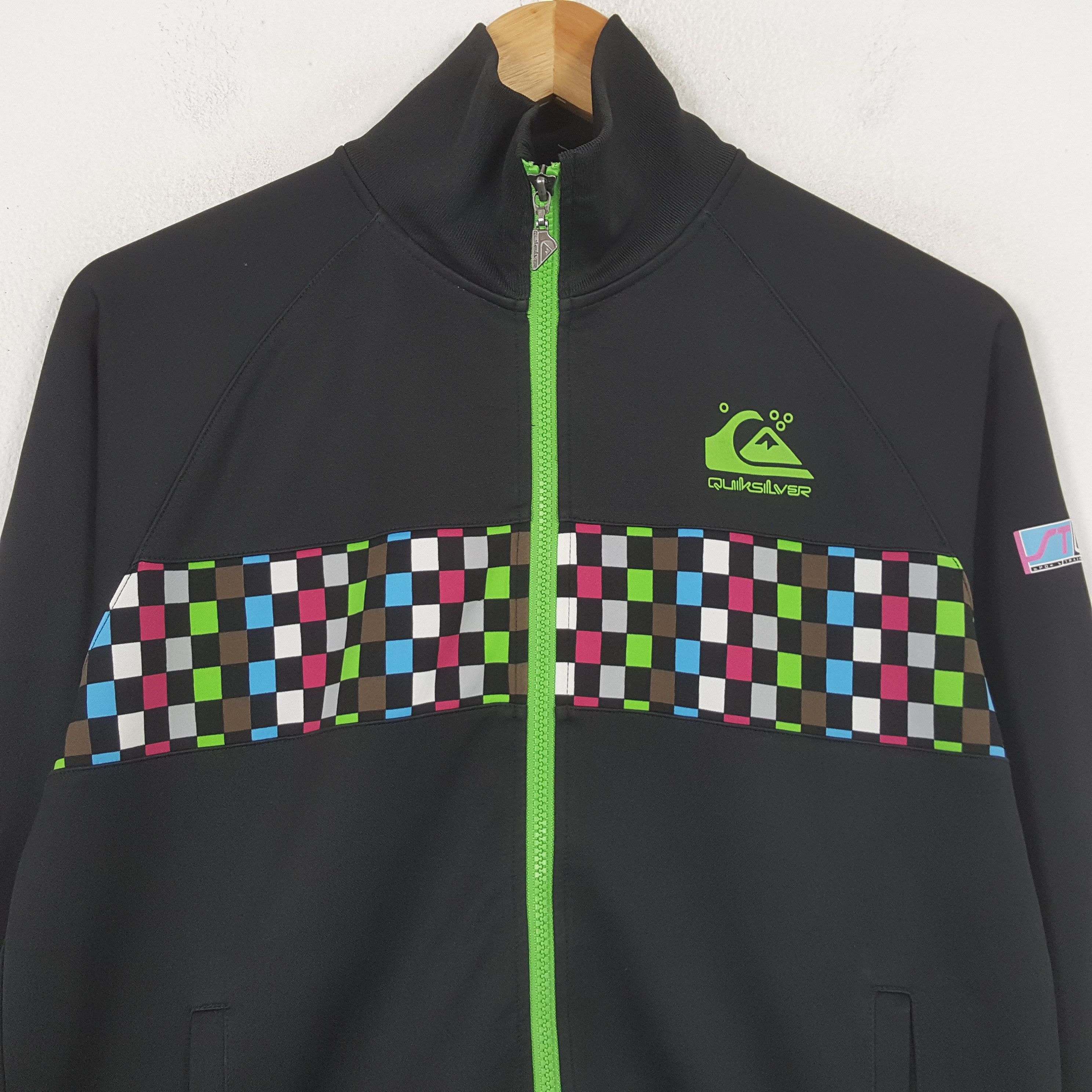 Quiksilver × Vintage Vintage QUIKSILVER Surfing Style Windbreaker Sweater C288N20 Size US S / EU 44-46 / 1 - 2 Thumbnail