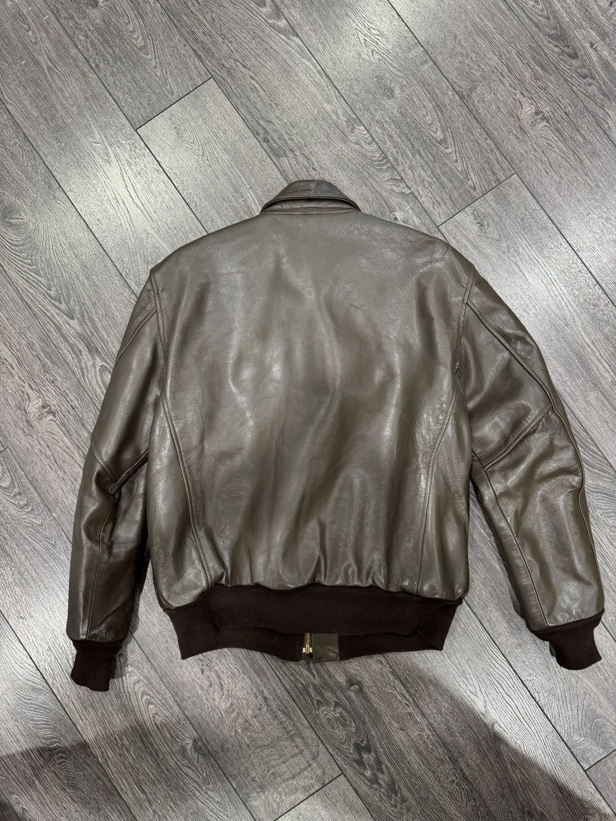 Cockpit USA Horsehide leather jacket Cockpit USA A-2 Flight Jacket 2007 Size US XL / EU 56 / 4 - 12 Thumbnail