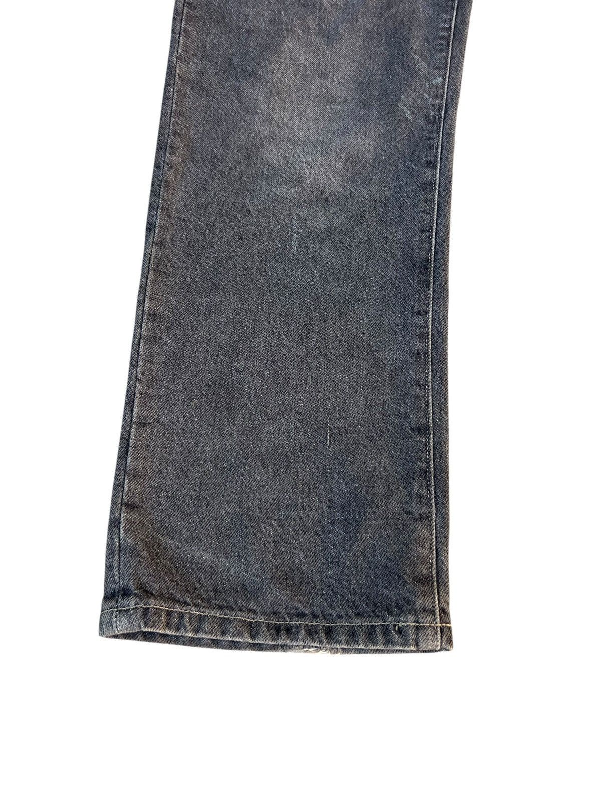 RRL Ralph Lauren × Vintage Vintage 90s RRL Usa Fade Black Stains Denim Baggy Jeans Size US 30 / EU 46 - 11 Thumbnail