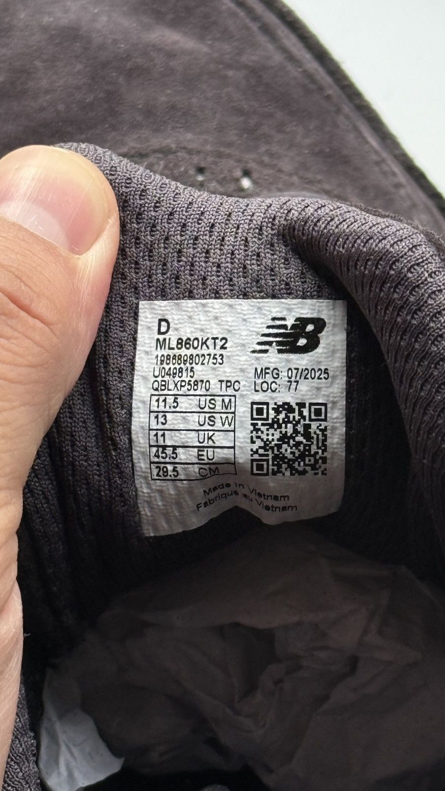 Kith × New Balance Kith & New Balance 860v2 - Espresso Size US 11.5 / EU 44-45 - 6 Thumbnail