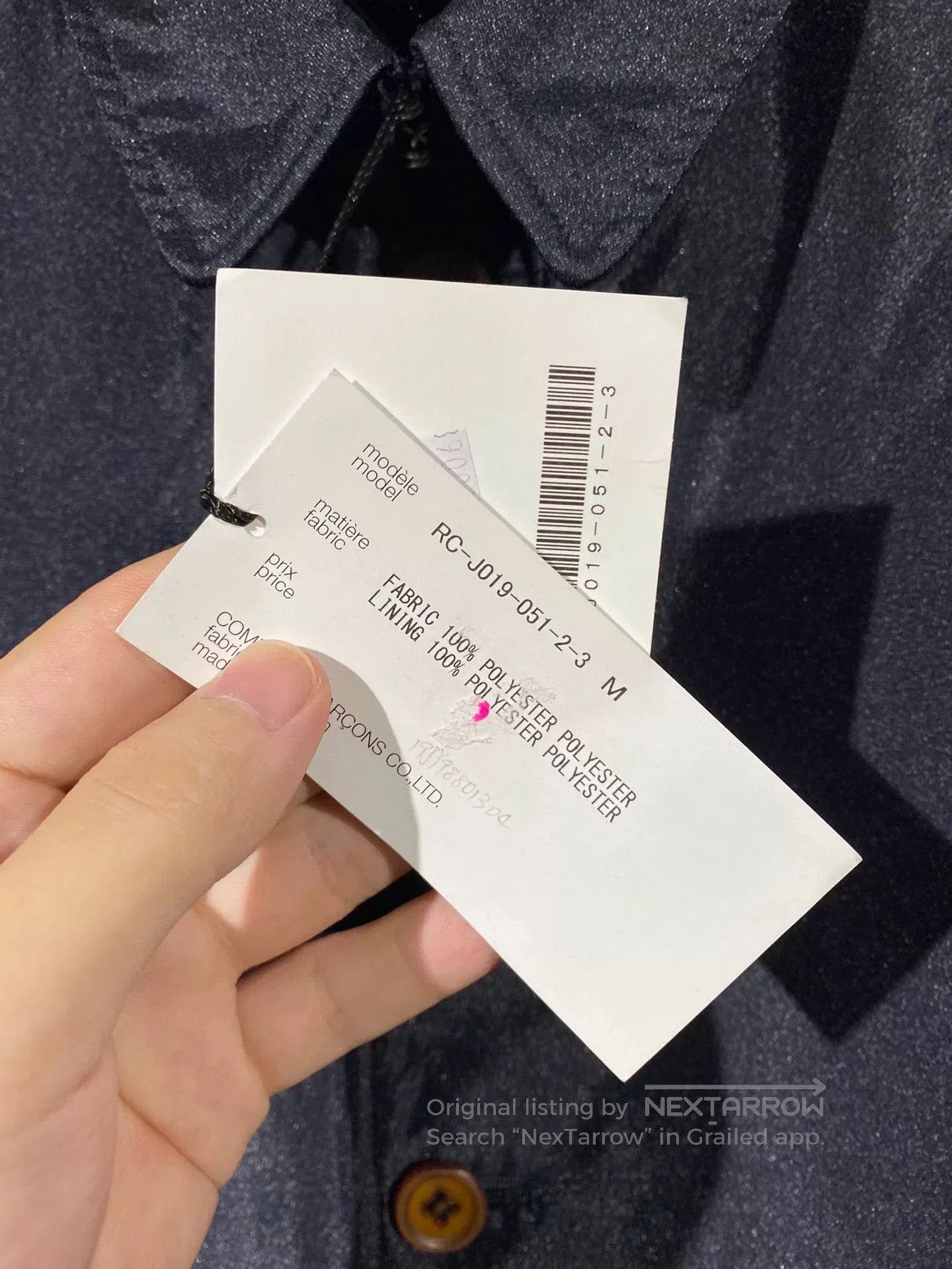 CDG by Comme des Garcons cdg women's trench coat with tags. Size S / US 4 / IT 40 - 4 Thumbnail