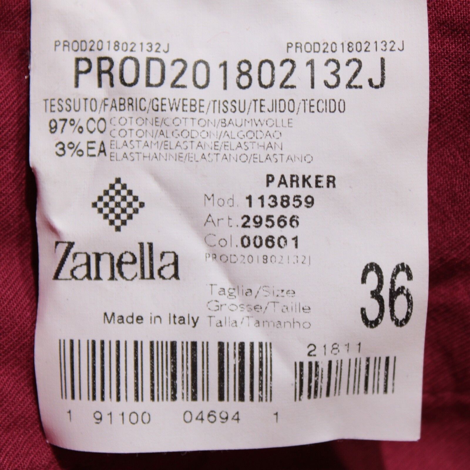 Zanella Zanella New with tags Chino Size 36 US In Red Size US 36 / EU 52 - 5 Thumbnail