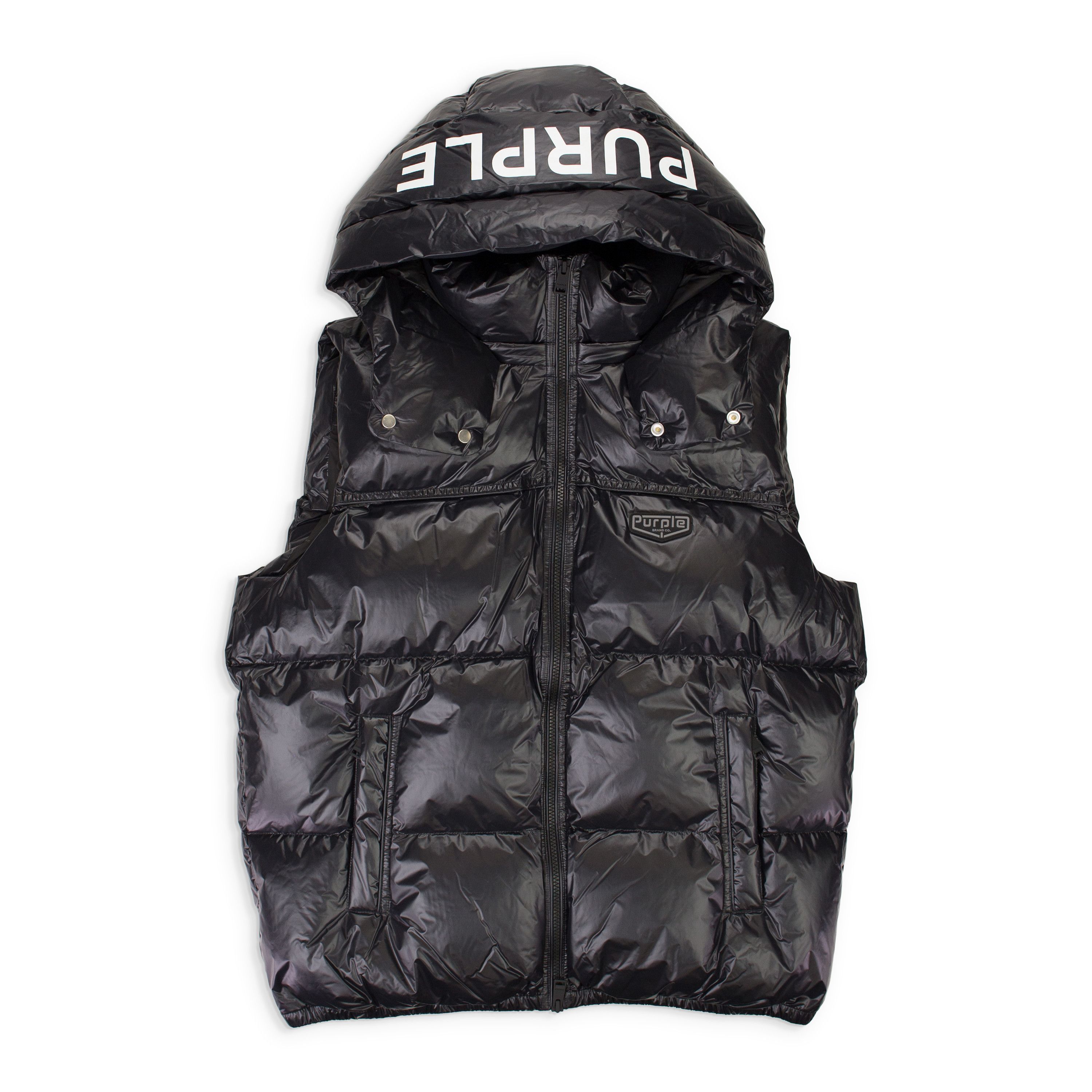 Purple Brand Nylon Puffer Vest SIZE XS Size US XS / EU 42 / 0 - 1 Thumbnail