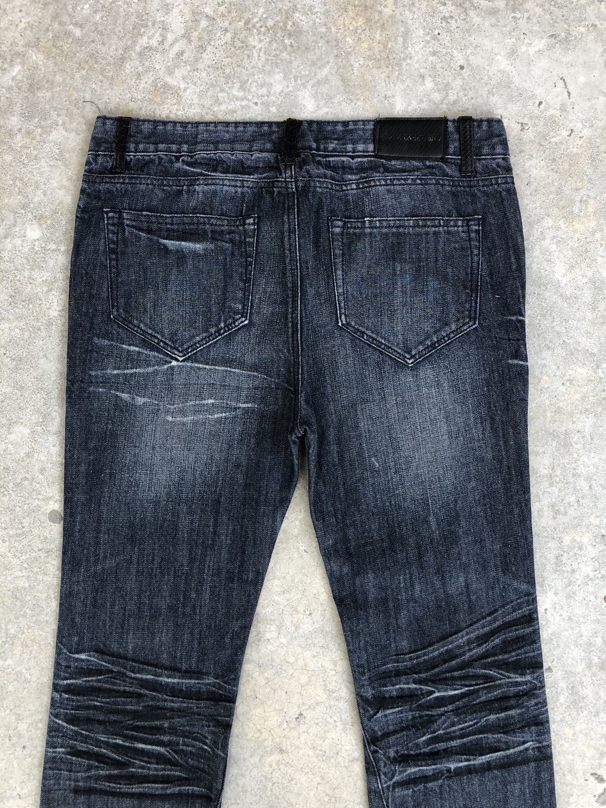 Y2k Blacklabel Sho Flared Jeans Distressed Jeans